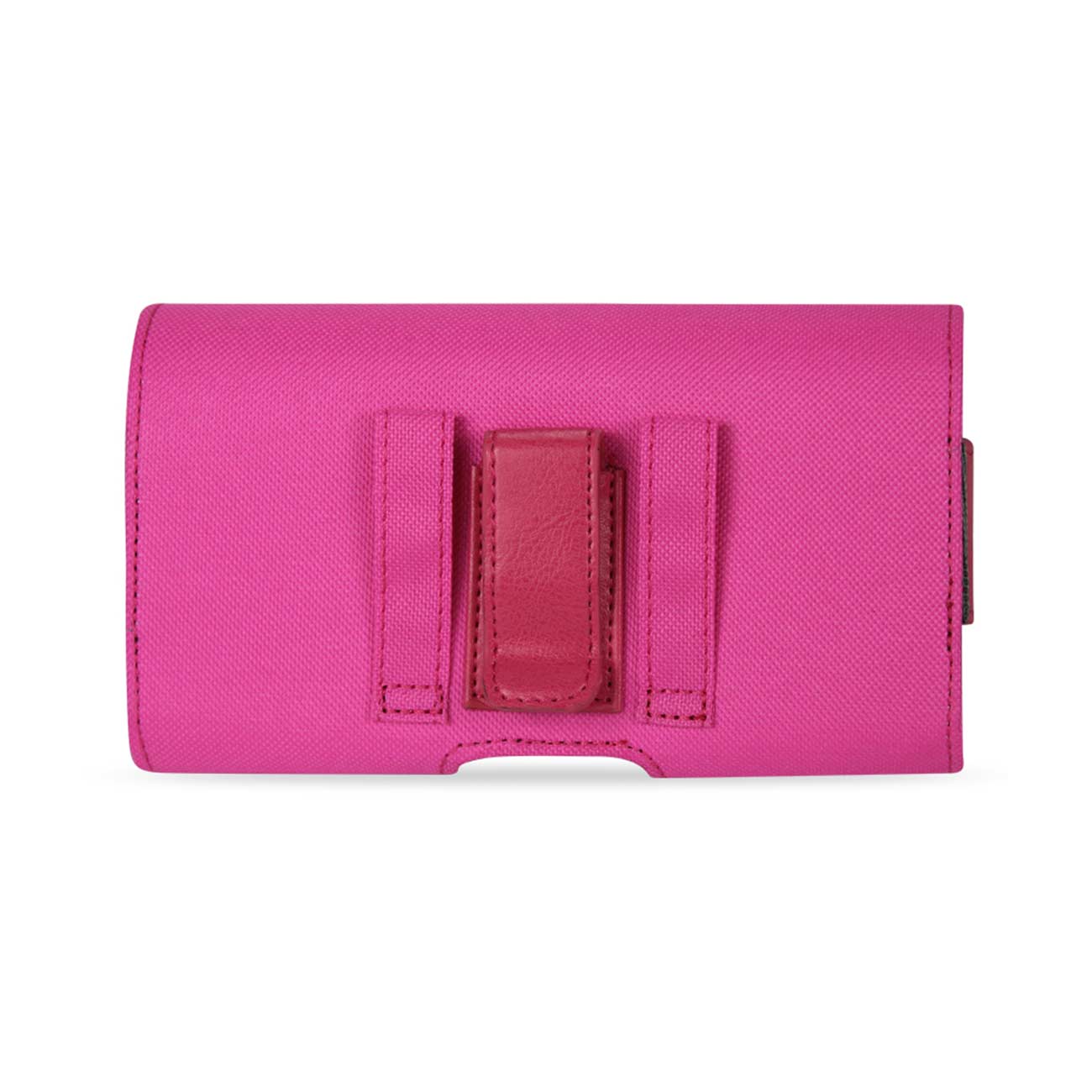 Pouch/ Phone Holster Rugged Horizontal With Z Lid Pattern Hot Pink Color