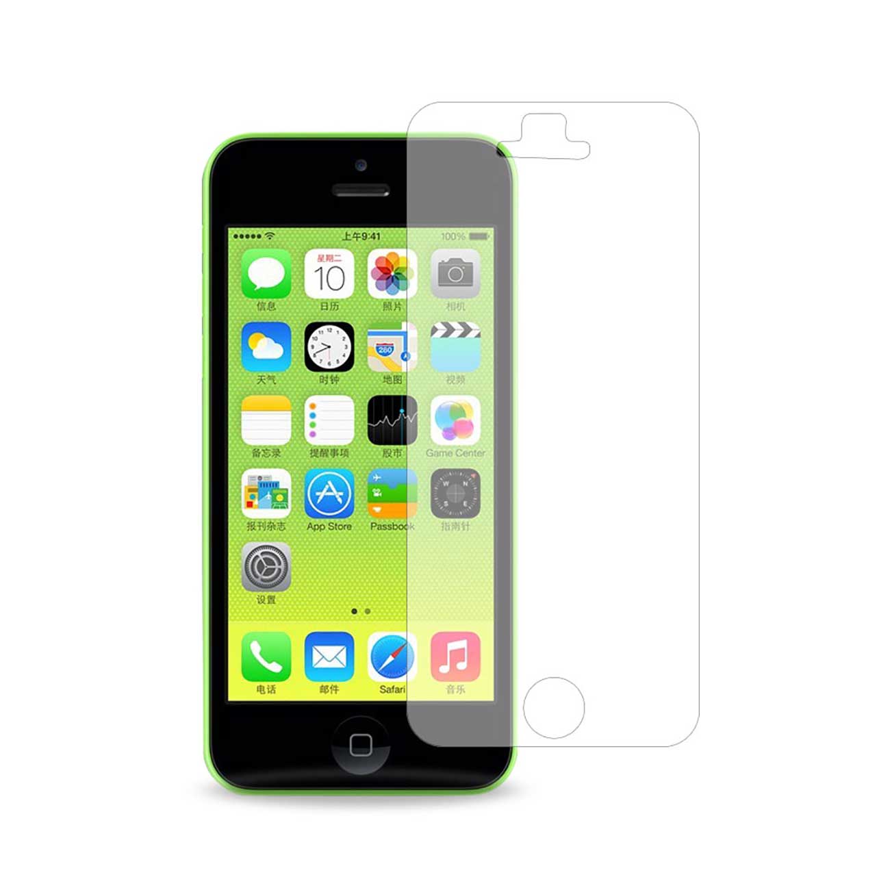 iPhone 5C Two Pieces Screen Protector In Clear