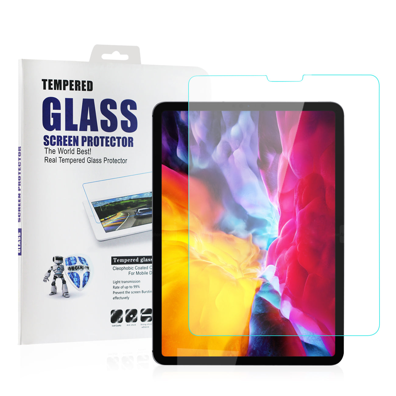 Glass Super Durable 2.5D iPad Pro 11 (2020 & 2018) And iPad Pro 11 (2nd/ 1st Gen)