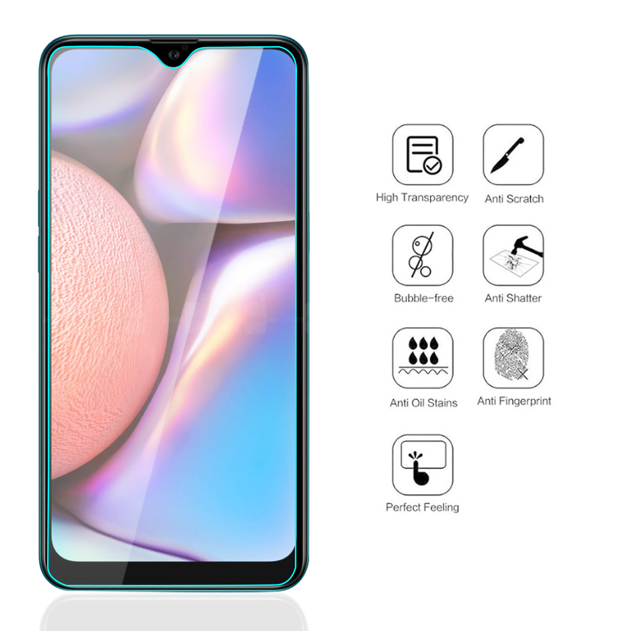 Glass Super Durable 2.5D Samsung Galaxy A10S