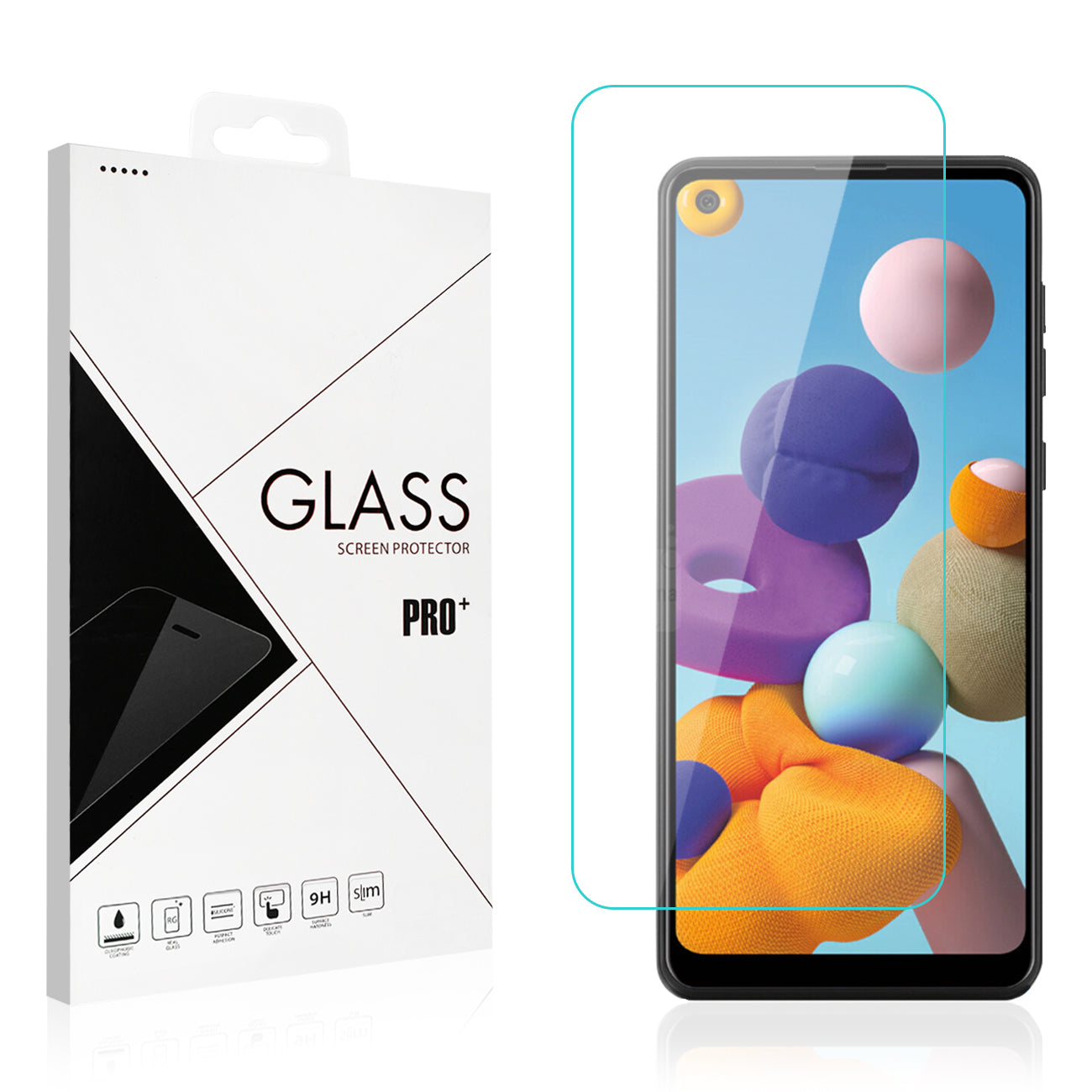 Glass Super Durable 2.5D Samsung Galaxy A21