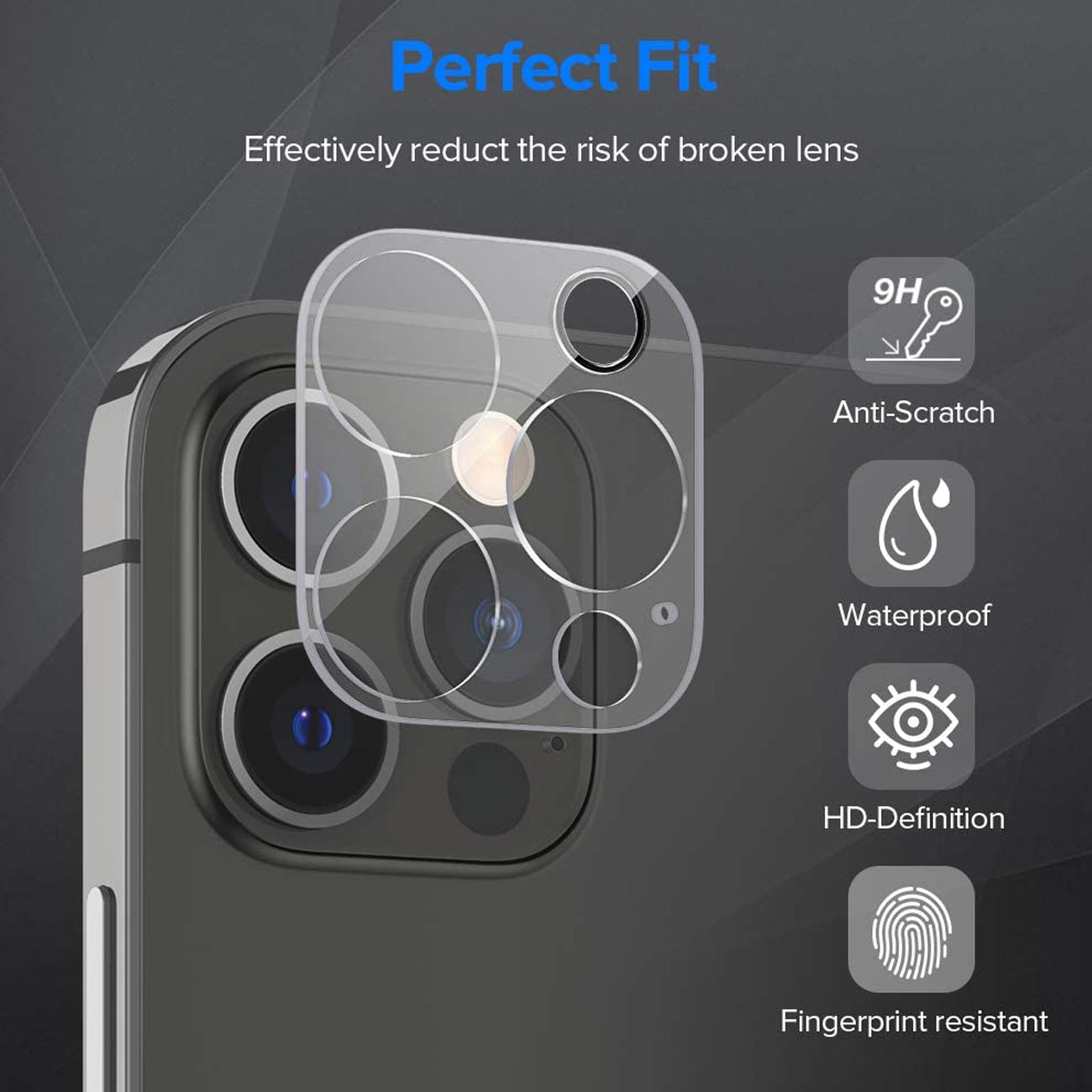 Clear Camera Protector for iPhone 12 Pro Max
