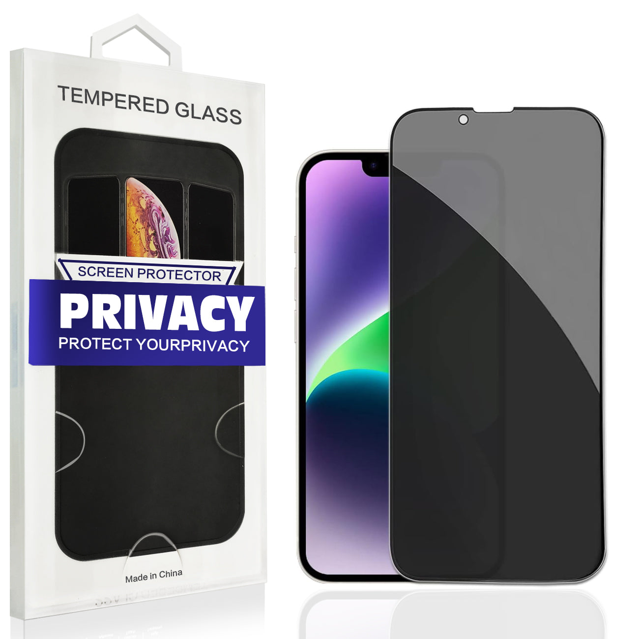 PRE-ORDER: Apple iPhone 15 Privacy Screen Protector In Black