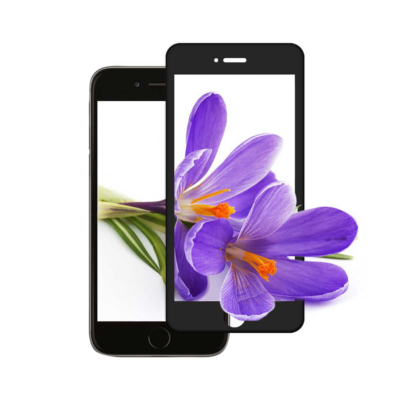 Glass Screen Protector Tempered 3D Anti Blue Light Filter iPhone 6 Plus Black Color