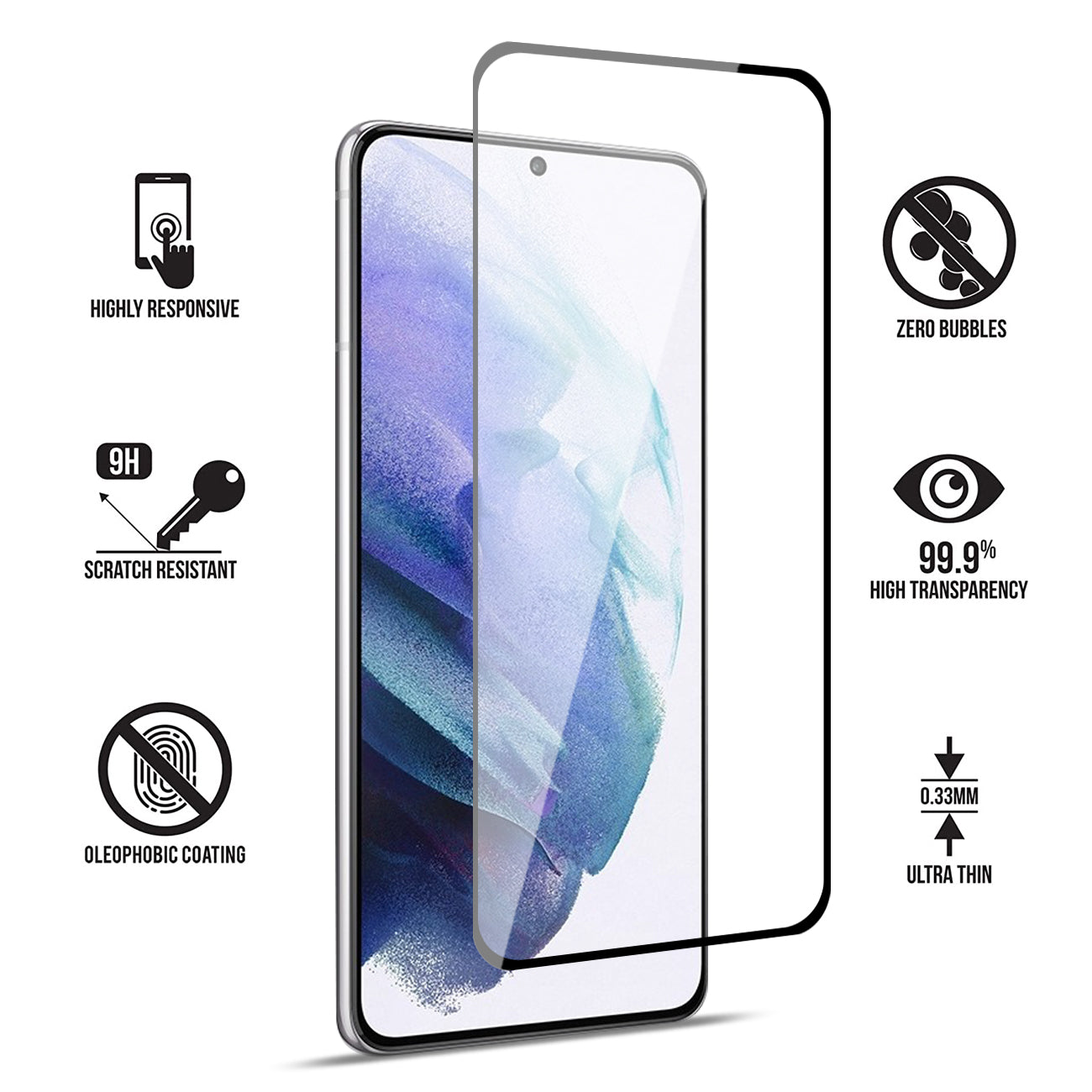 Screen Protector Scratch Resistant Samsung S21P