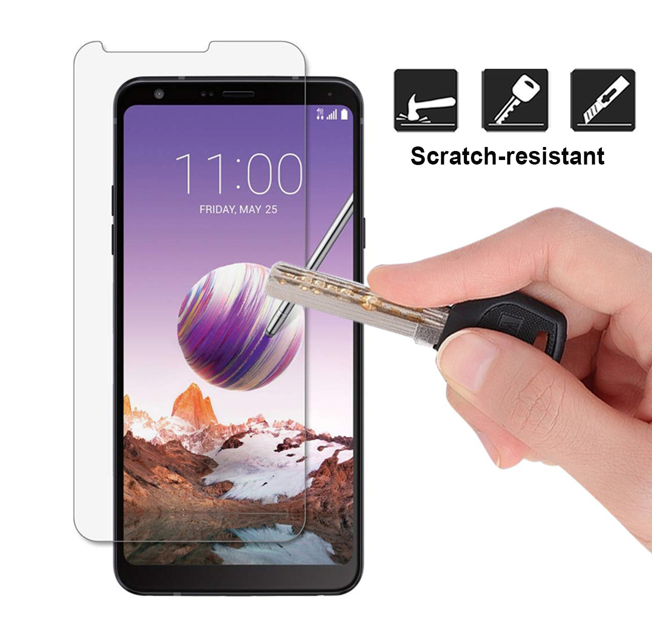 Glass Screen Protector Tempered With No Package LG Stylo 4 24Pcs Clear