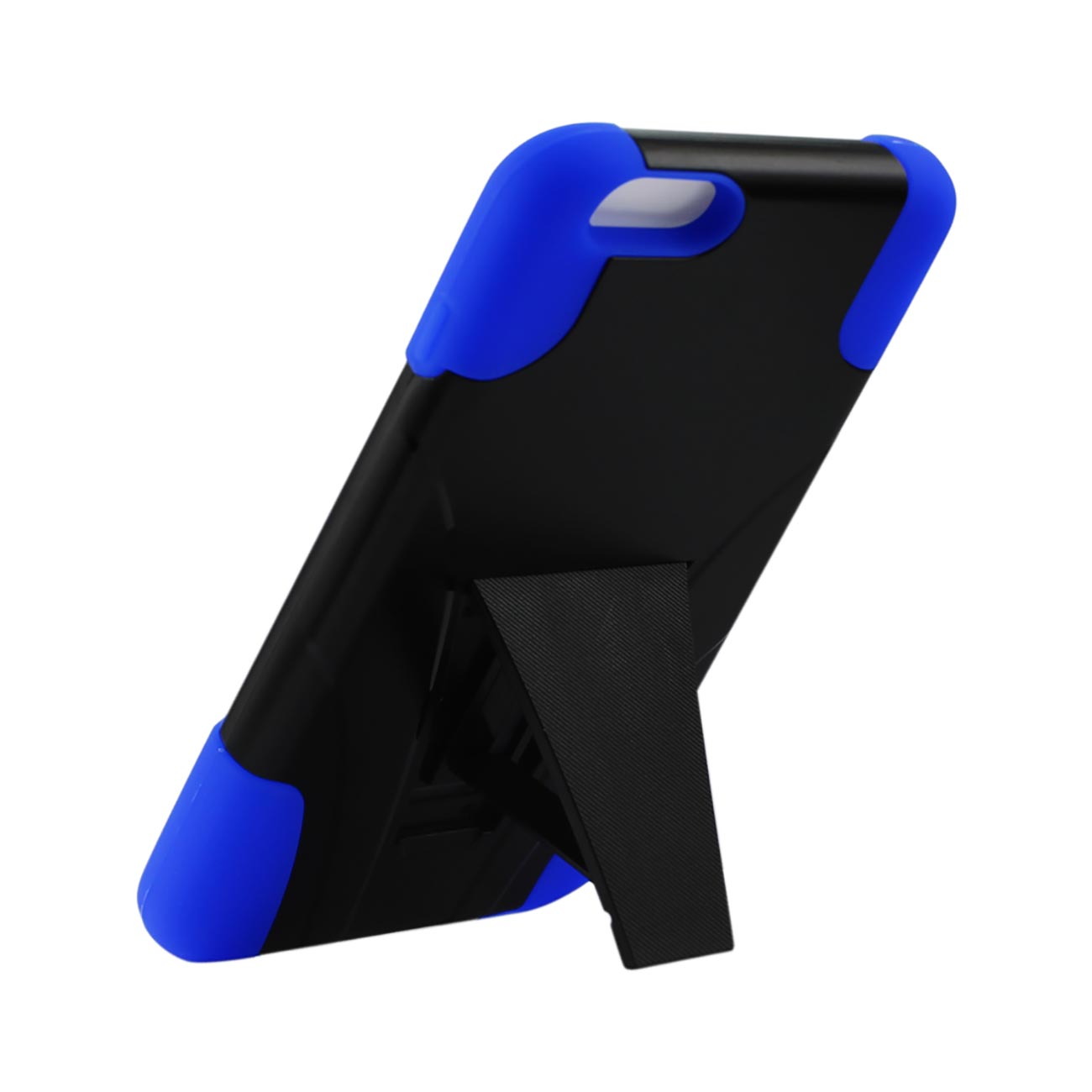 iPhone 6S/ 6 Plus Hybrid Heavy Duty Case With Kickstand In Navy Black