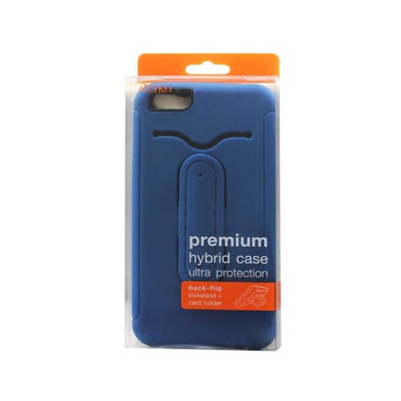iPhone 6S Plus/ 6 Plus Hybrid Heavy Duty Case With Bending Kickstand In Navy