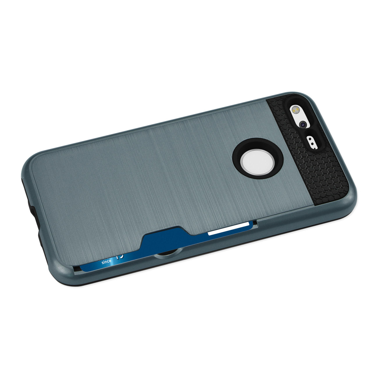Google Pixel Slim Armor Hybrid Case With Card Holder In Navy