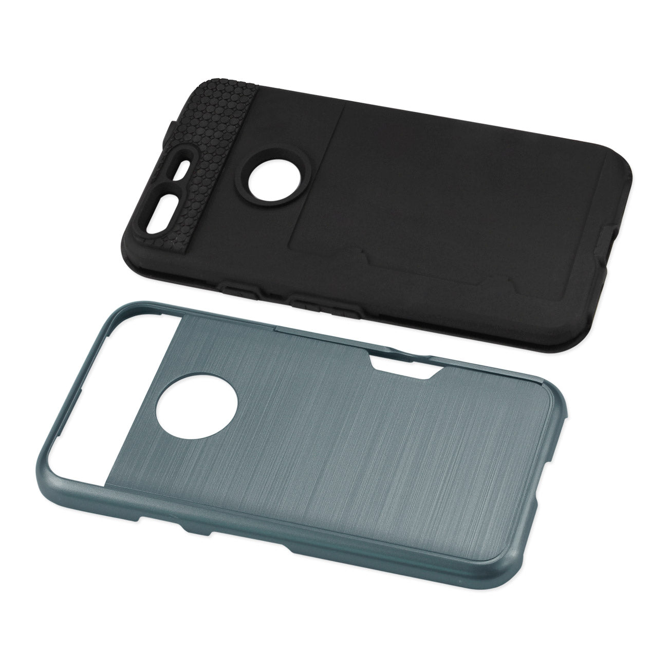 Google Pixel Slim Armor Hybrid Case With Card Holder In Navy
