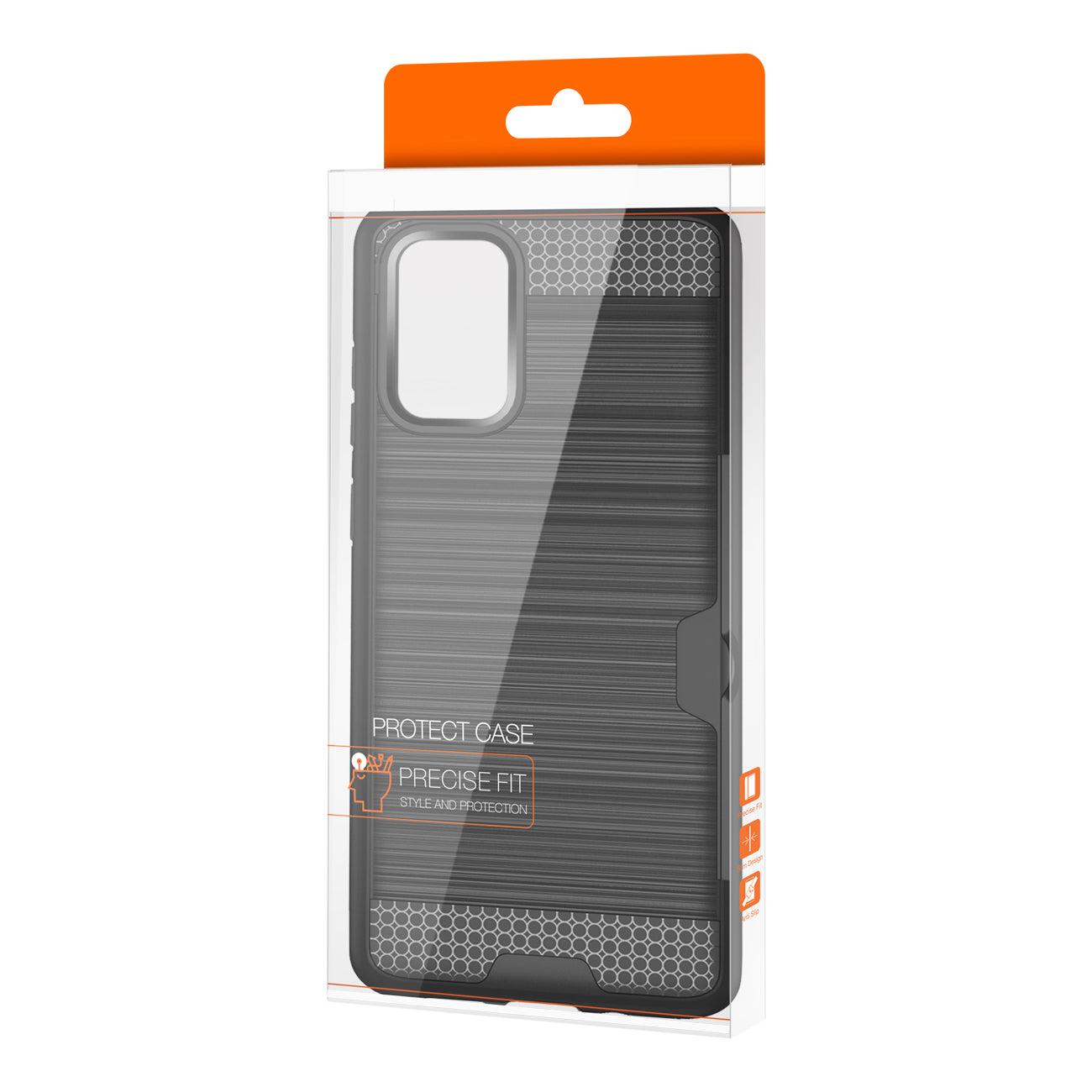 SAMSUNG GALAXY S20 PLUS SLIM ARMOR HYBRID CASE WITH CARD HOLDER IN BLACK