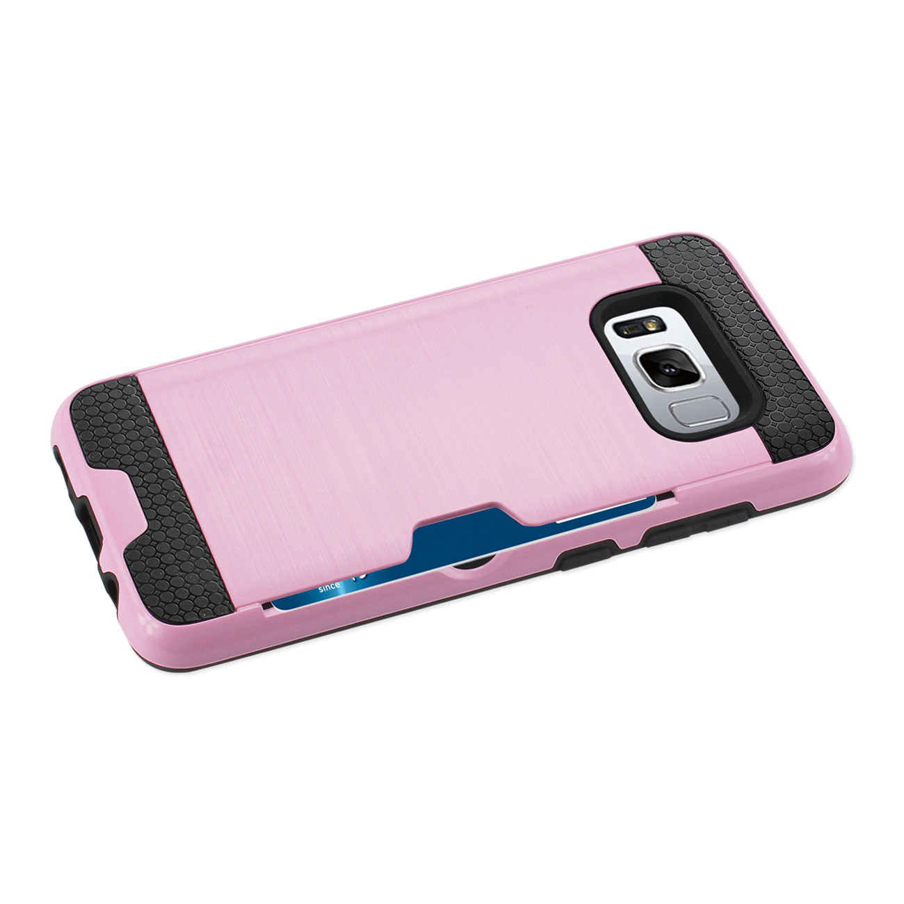 Case Hybrid Slim Armor With Card Holder Samsung Galaxy S8/ SM Pink Color
