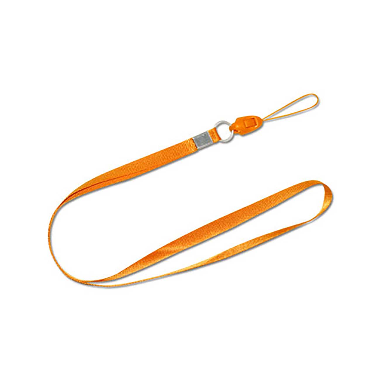 Long Lanyard Strap Clip In Orange