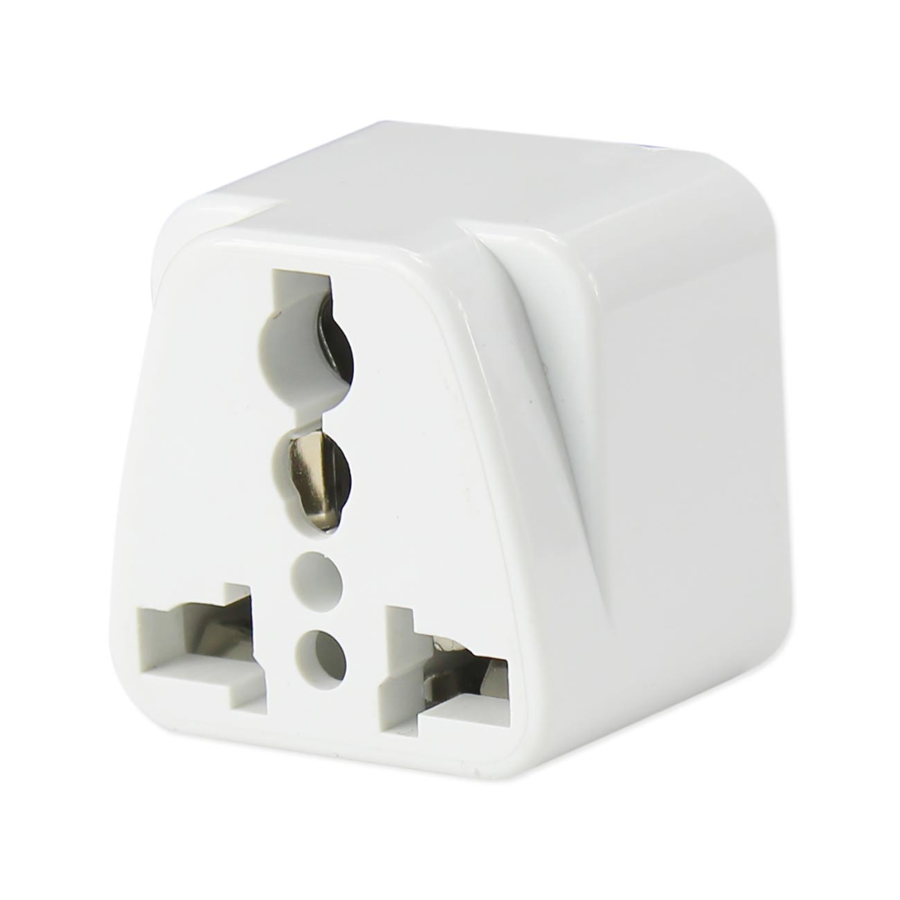 Universal Europe Eu / Uk / Au To Us Travel Plug Power Adapter Converter In White
