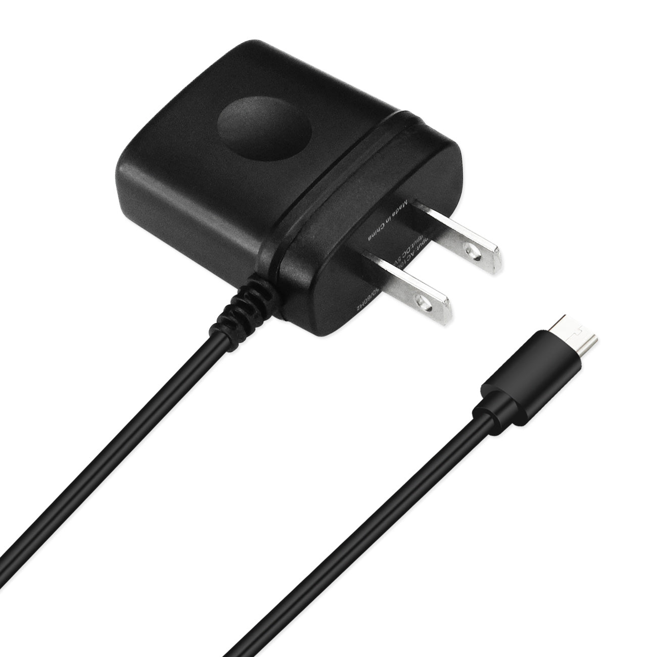 Travel Adapter Charge Type C With Built in Cable Reiko Portable Black Color