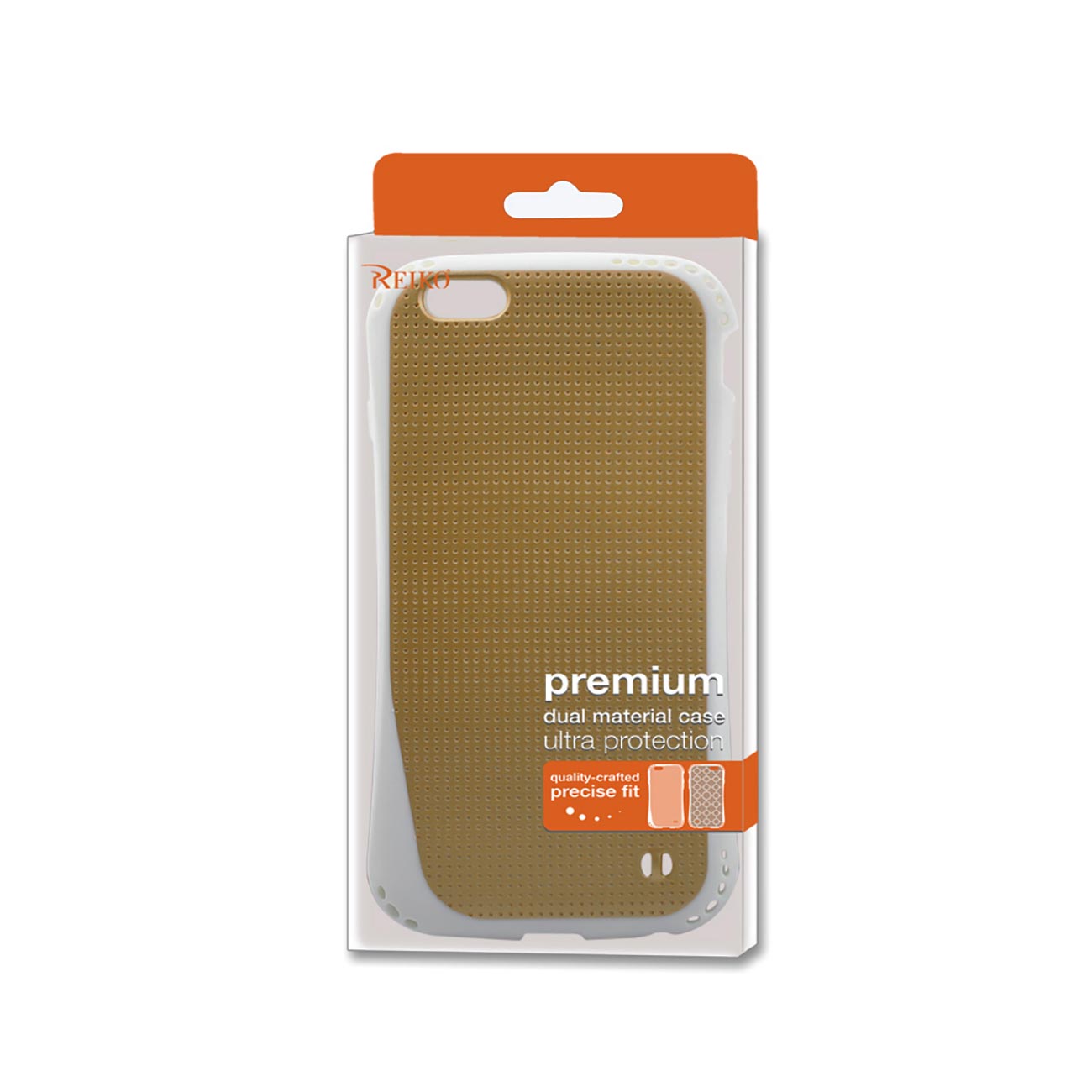 Reiko iPhone 6S/ 6 Dropproof Air Cushion Case With Chain Hole In Gold
