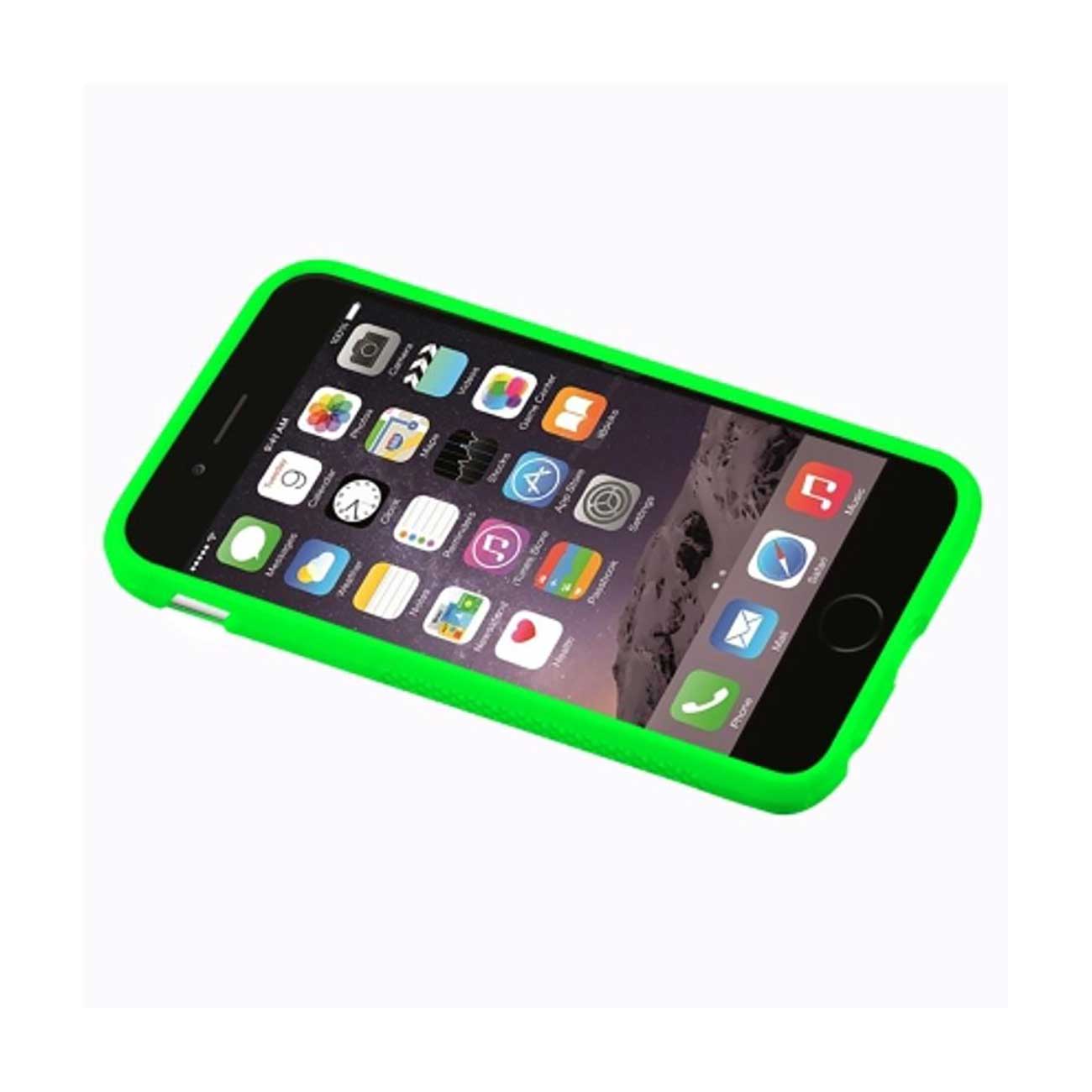 Case TPU Gel Ridges iPhone 6S/ 6 Green Color