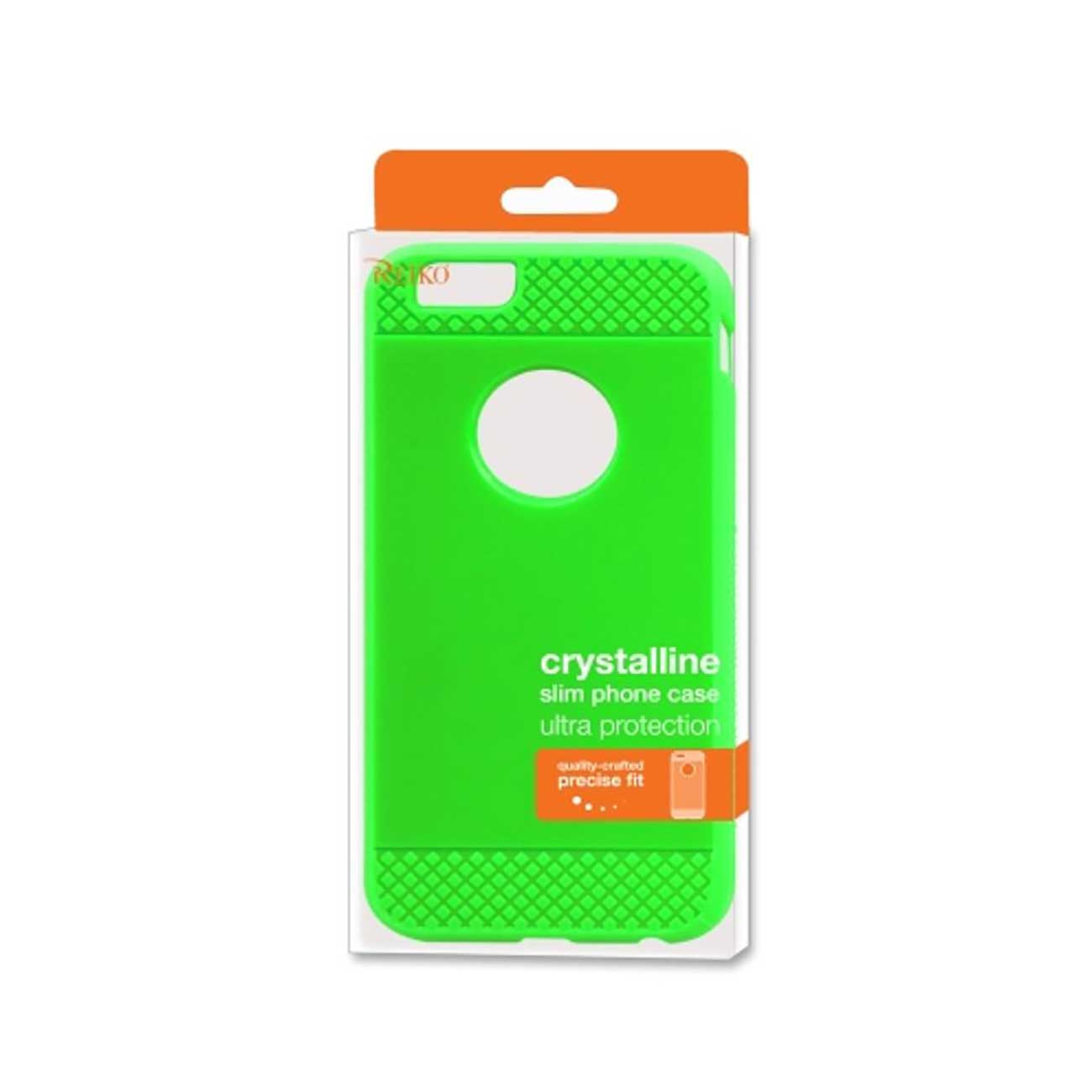 Case TPU Gel Ridges iPhone 6S/ 6 Green Color