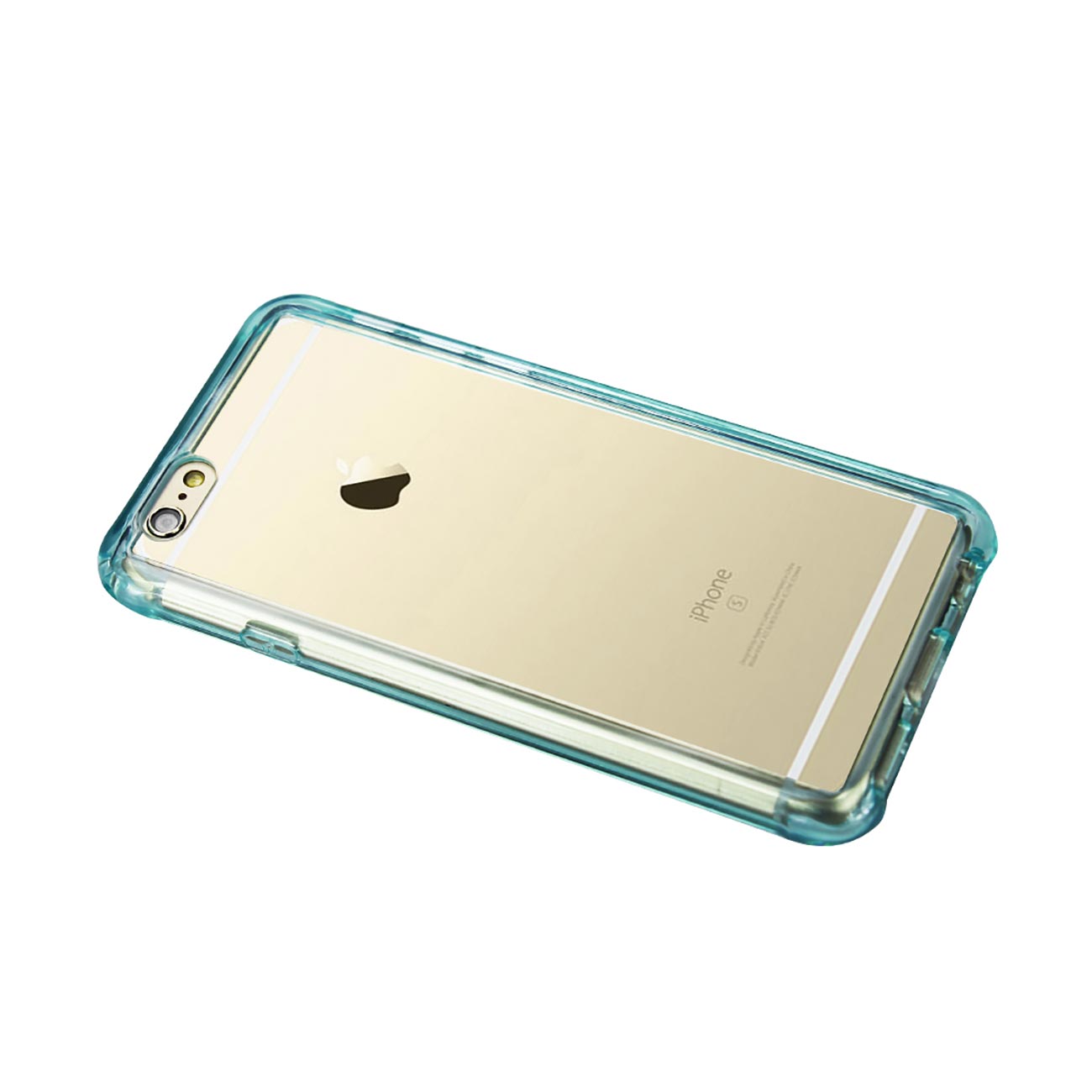 iPhone 6S Plus/ 6 Plus Clear Bumper Case With Air Cushion Protection In Clear Navy