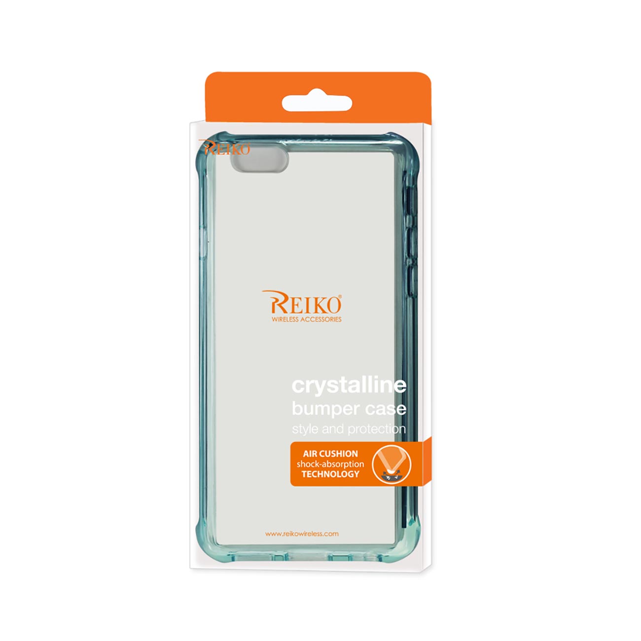 iPhone 6S Plus/ 6 Plus Clear Bumper Case With Air Cushion Protection In Clear Navy
