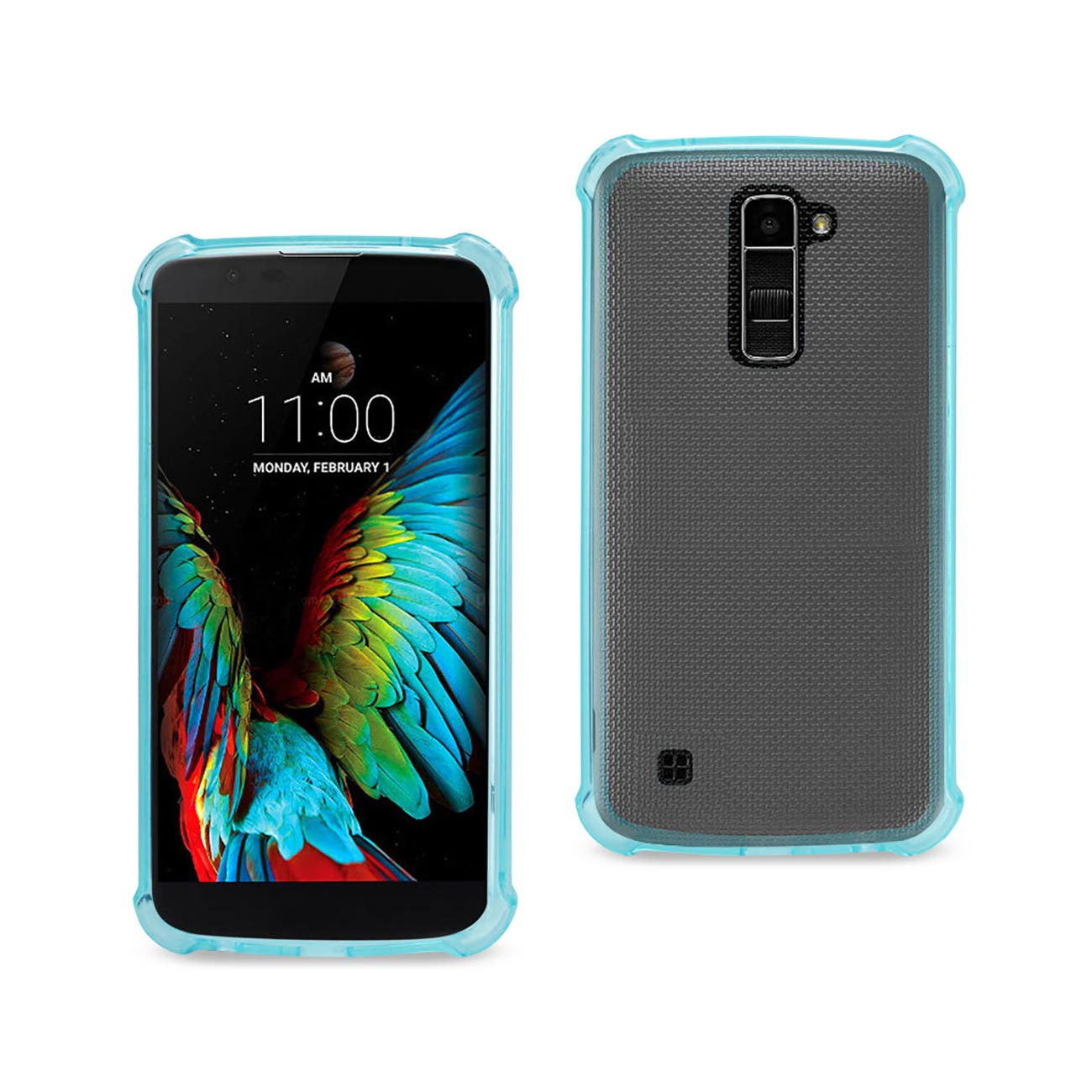 Case Bumper Air Cushion Protection LG K10 Clear Navy Color