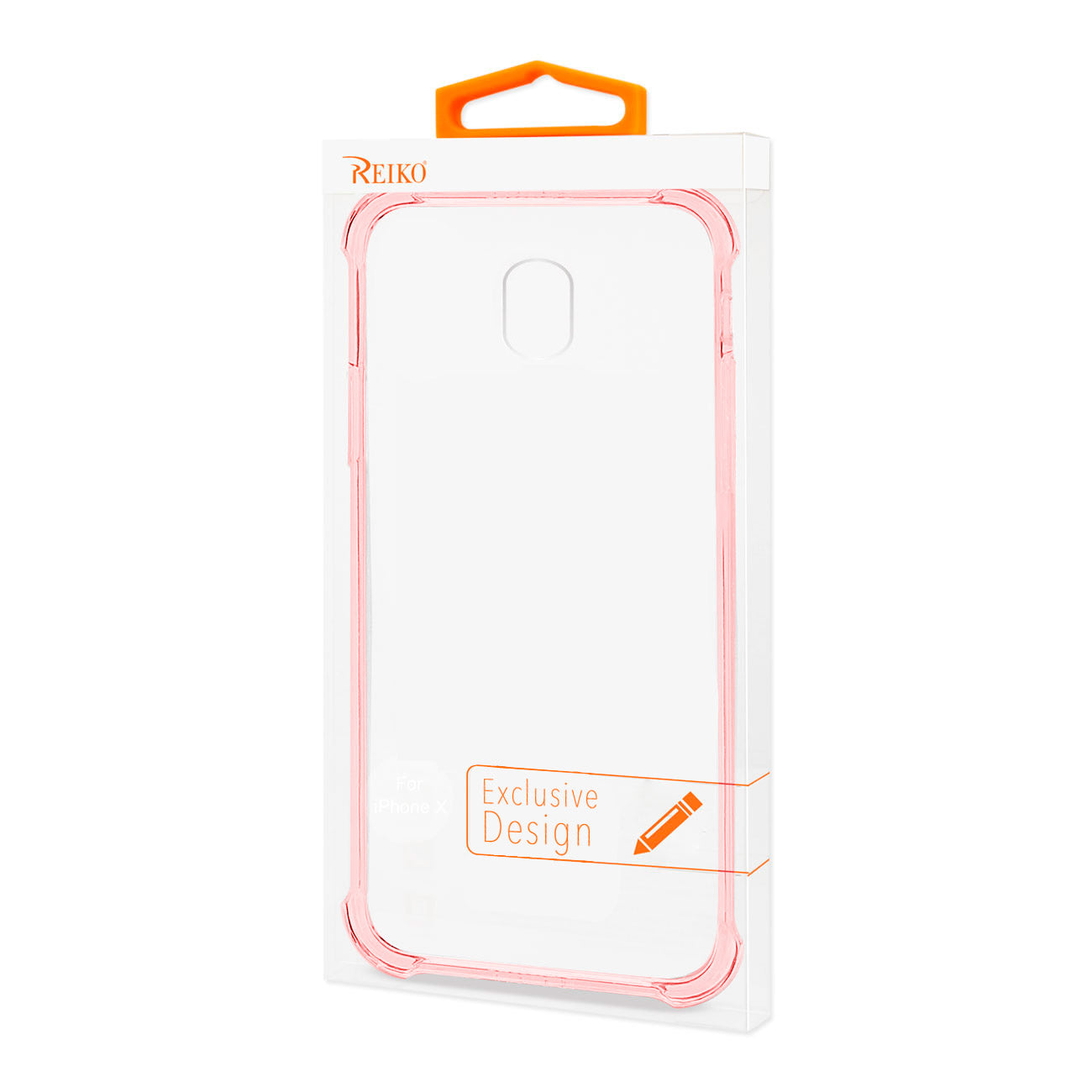 Case Bumper Clear Air Cushion Protection LG K30 Clear Hot Pink Color