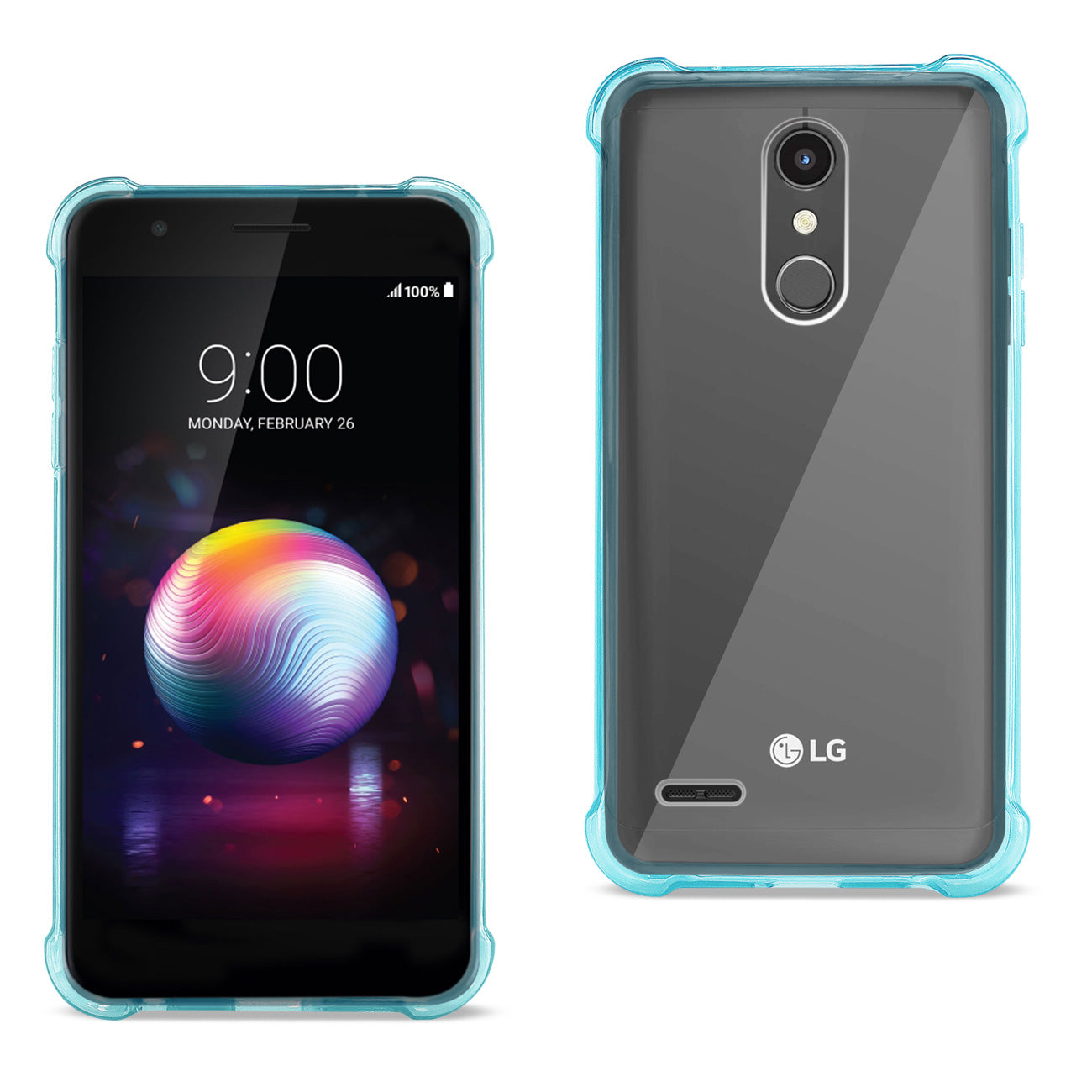 Case Bumper Clear Air Cushion Protection LG K30 Clear Navy Color