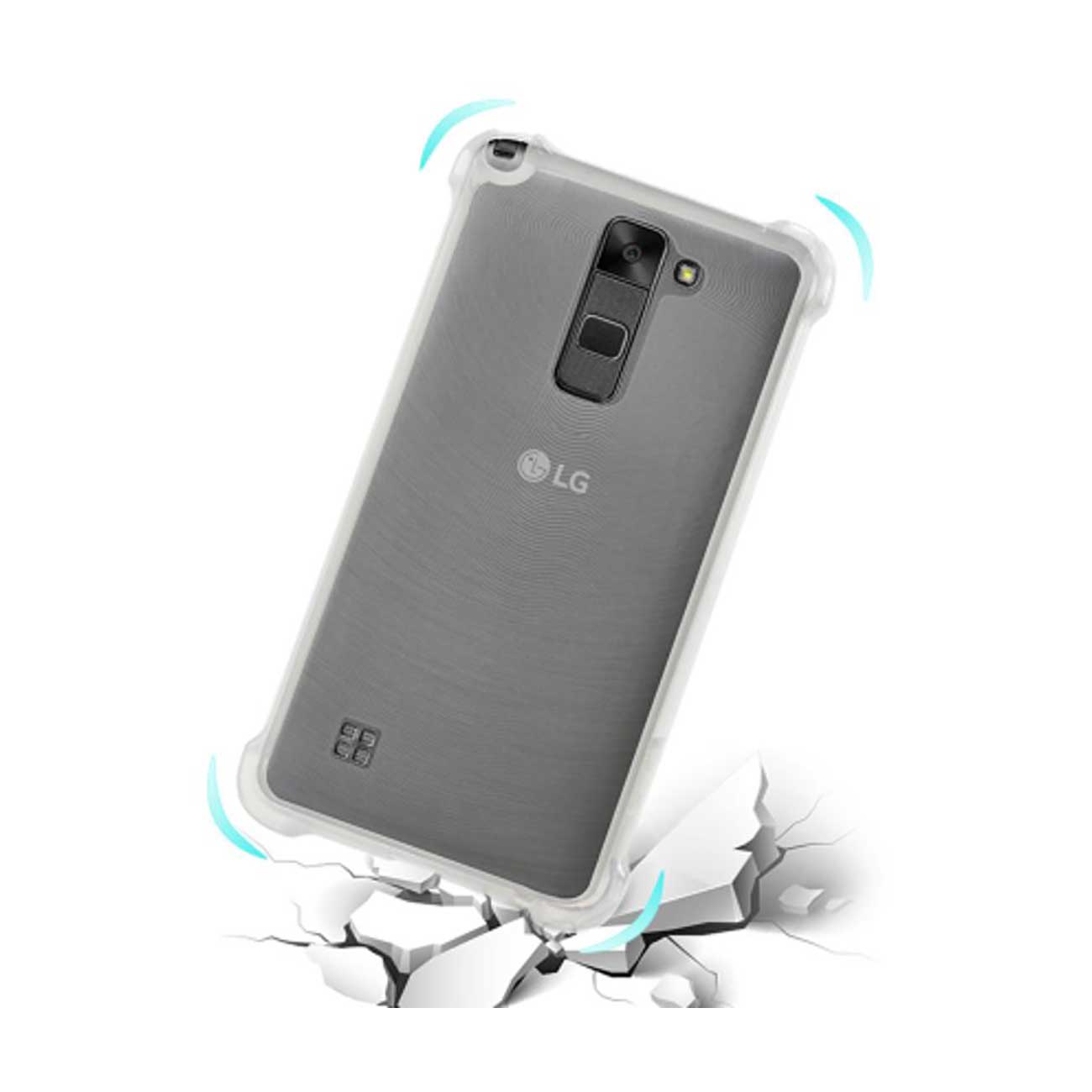Case Bumper Clear Air Cushion Protection LG Stylus 2 Clear