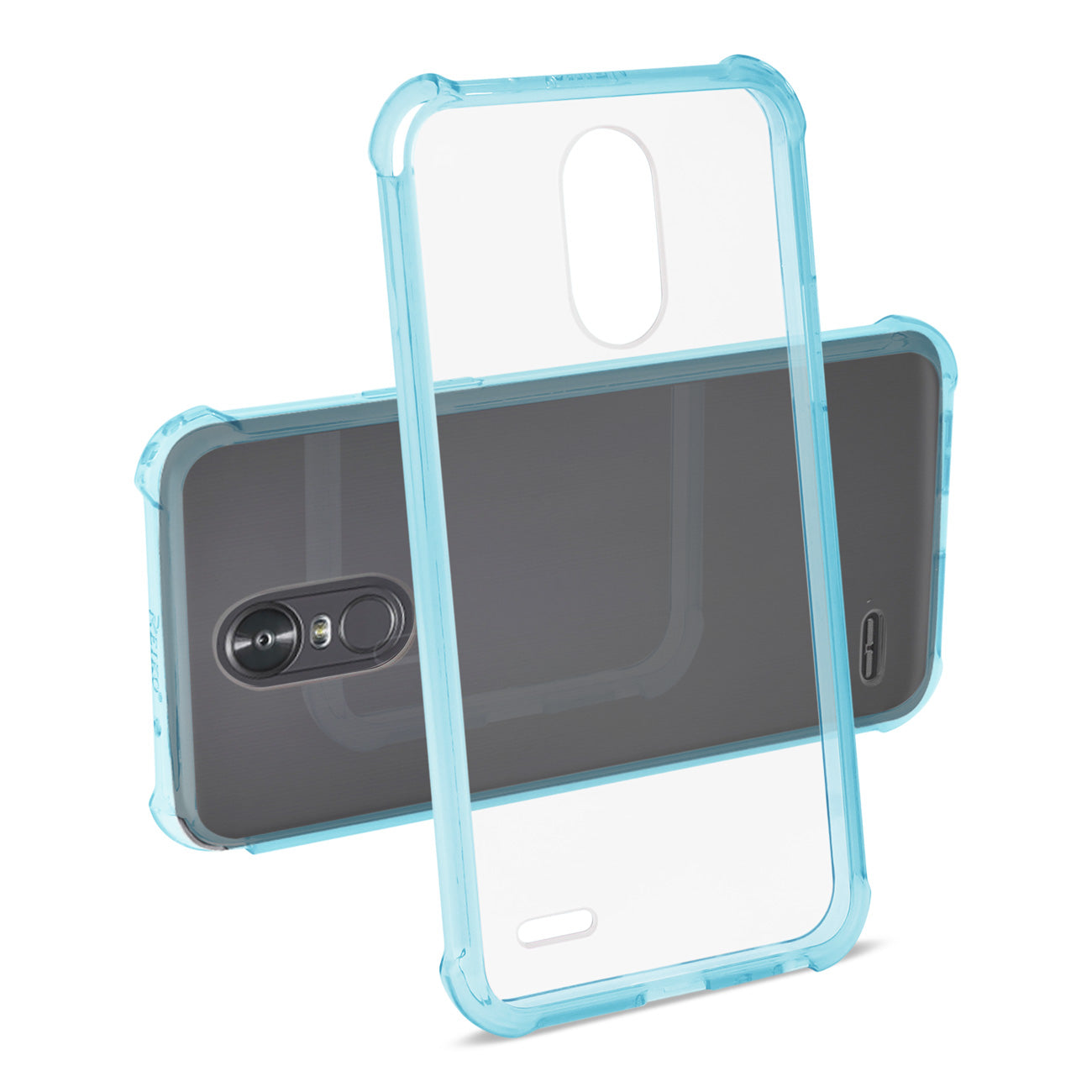 Case Bumper Clear Air Cushion Shock Absorption LG Stylo 3/ Stylus 3 Clear Navy Color