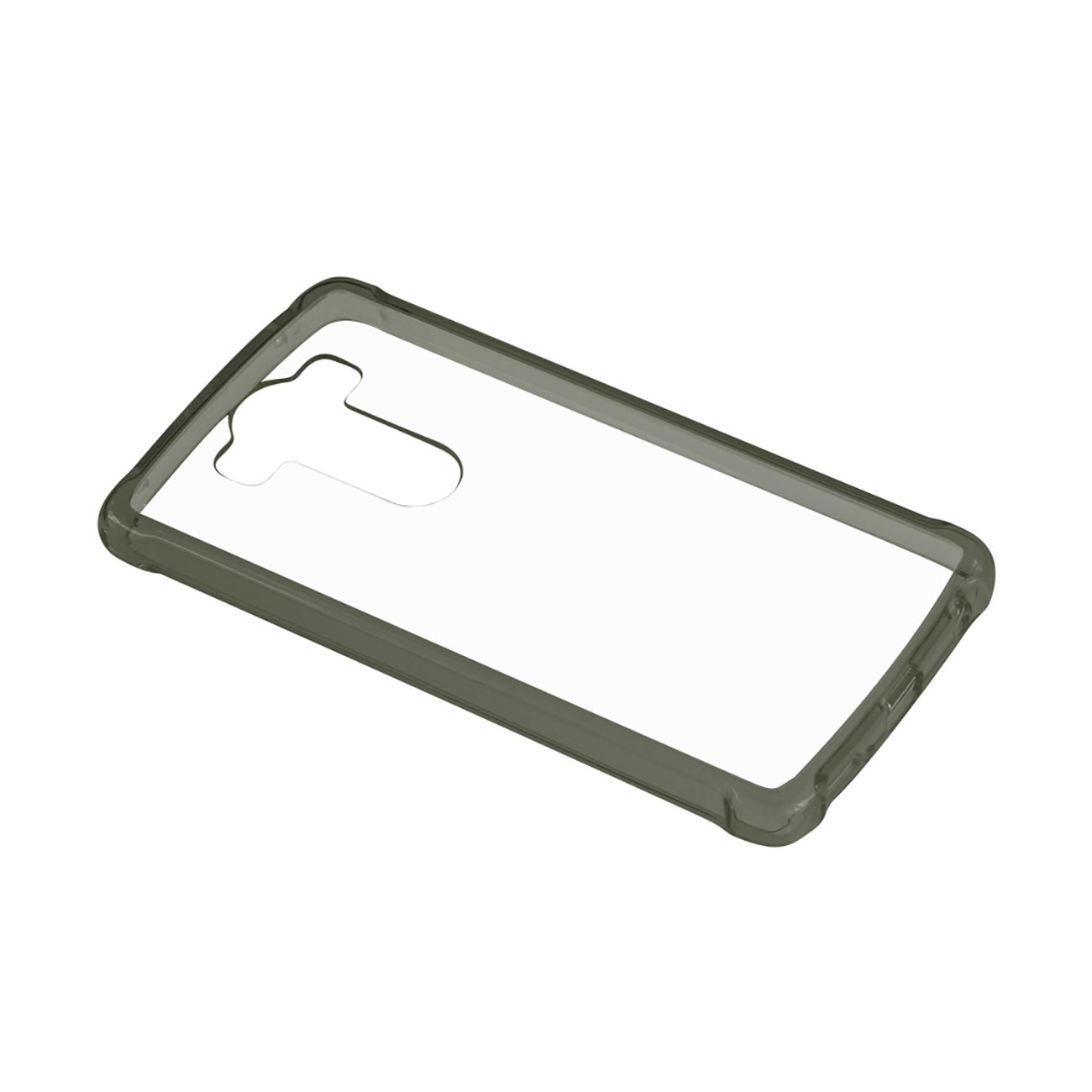 LG V10 Clear Bumper Case With Air Cushion Protection In Clear Black