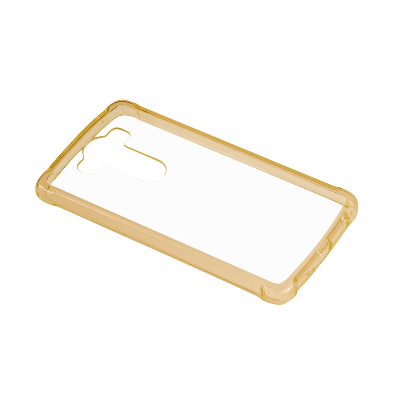 LG V10 Clear Bumper Case With Air Cushion Protection In Clear Gold