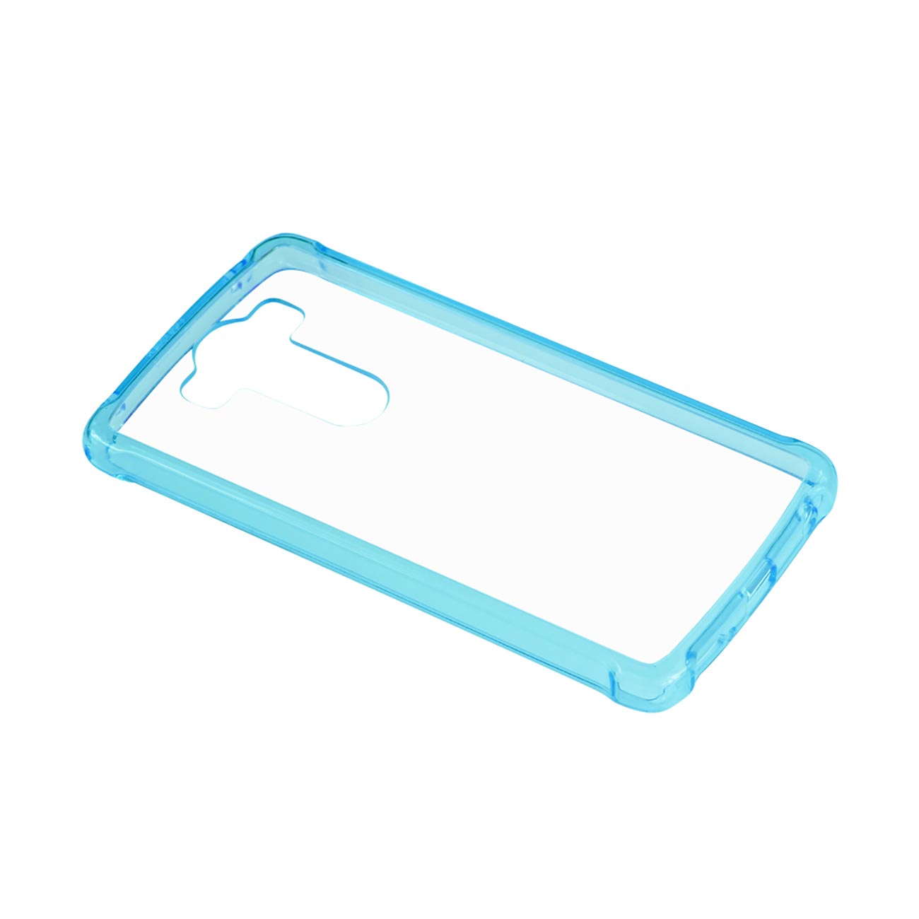 LG V10 Clear Bumper Case With Air Cushion Protection In Clear Navy