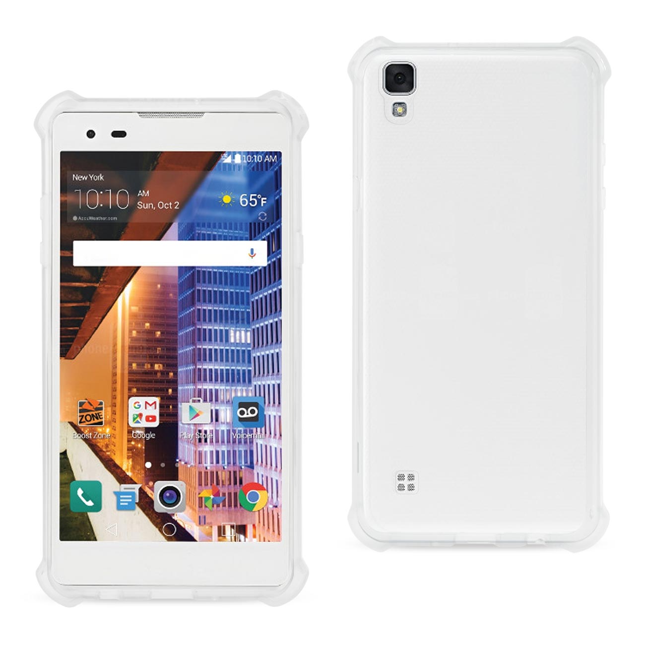 Case Bumper Air Cushion Protection LG X Style (Tribute Hd) Clear