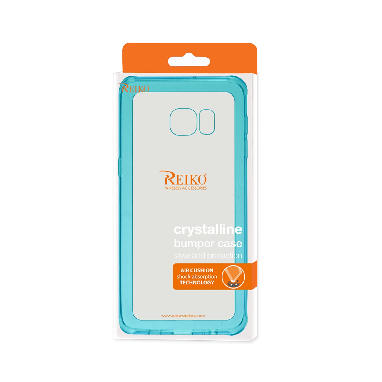Samsung Galaxy S6 Edge Plus Clear Bumper Case With Air Cushion Protection In Clear Navy