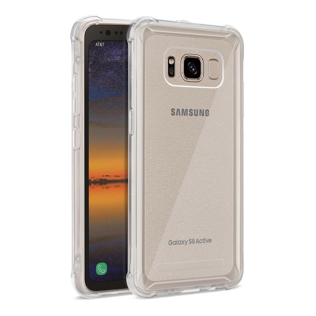 Case Bumper Air Cushion Protection Samsung Galaxy S8 Active Clear
