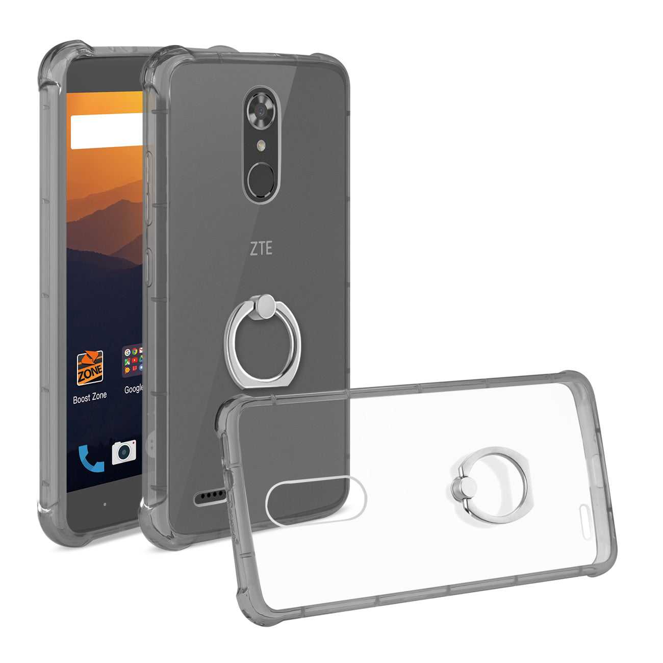 Zte Max Xl/ N9560 Tempered Glass Screen Protector In Clear