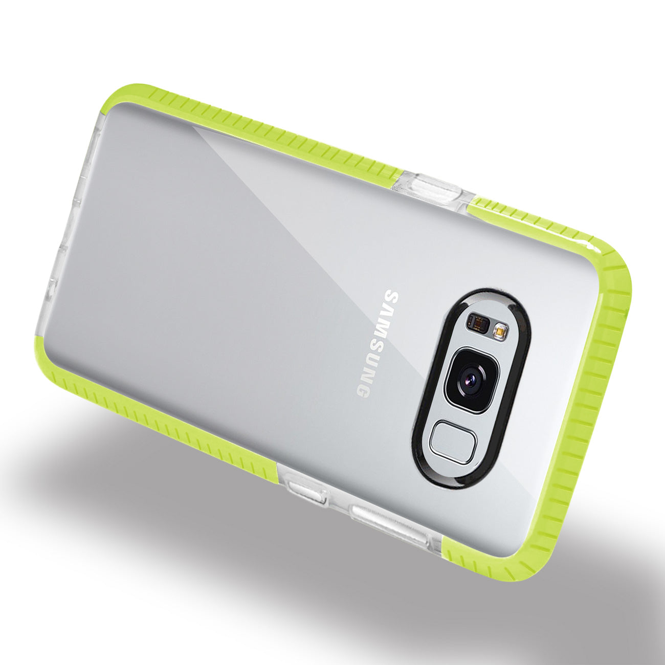Case TPU Soft Transparent Samsung Galaxy S8 Edge/ S8 Plus Clear Green Color
