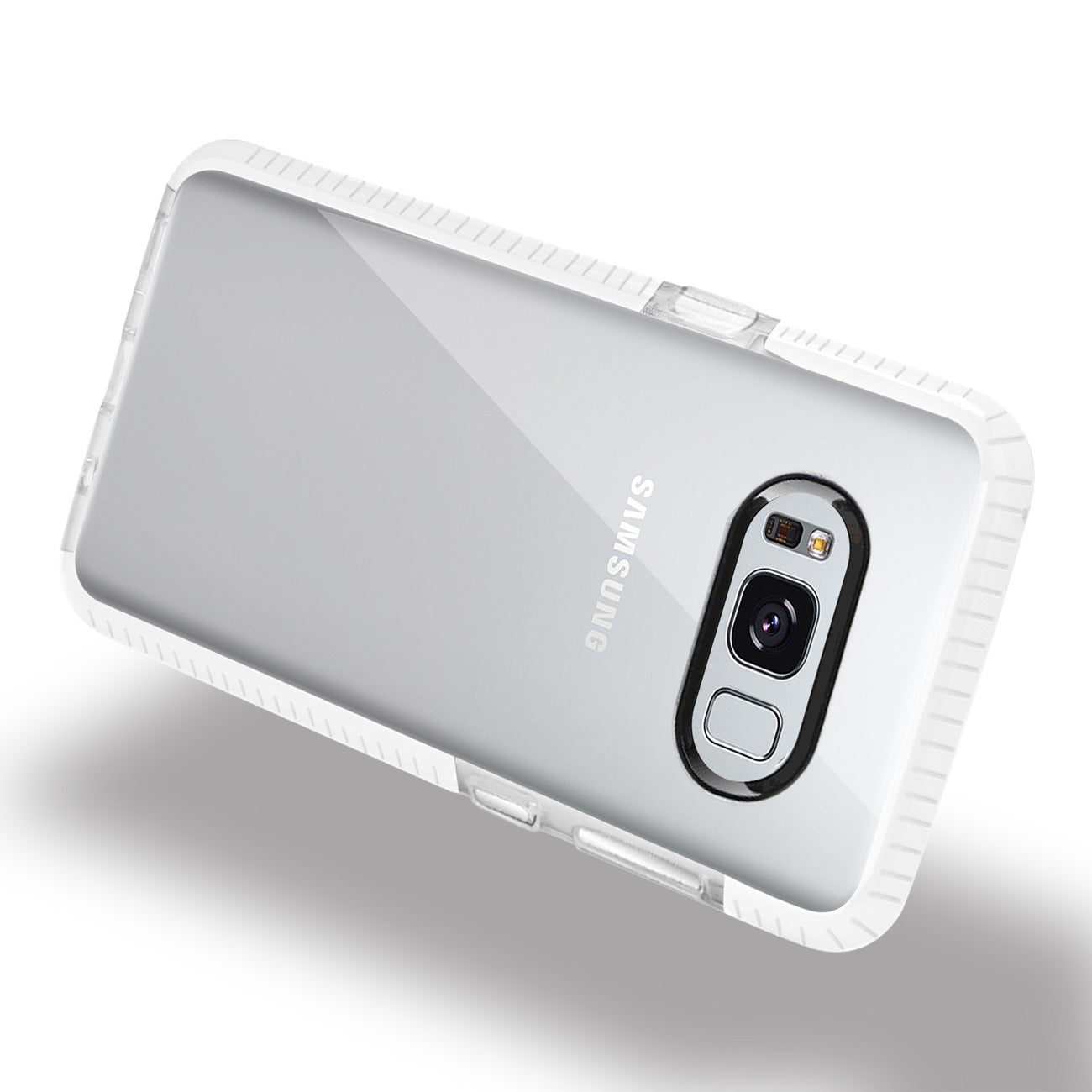 Case TPU Soft Transparent Samsung Galaxy S8 Edge/ S8 Plus Clear White Color