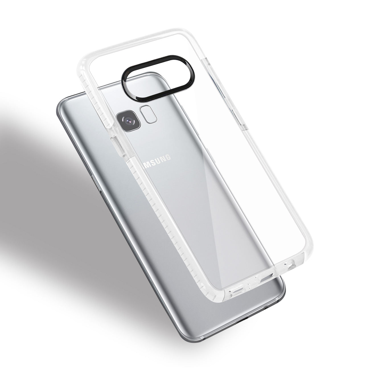 Case TPU Soft Transparent Samsung Galaxy S8 Edge/ S8 Plus Clear White Color