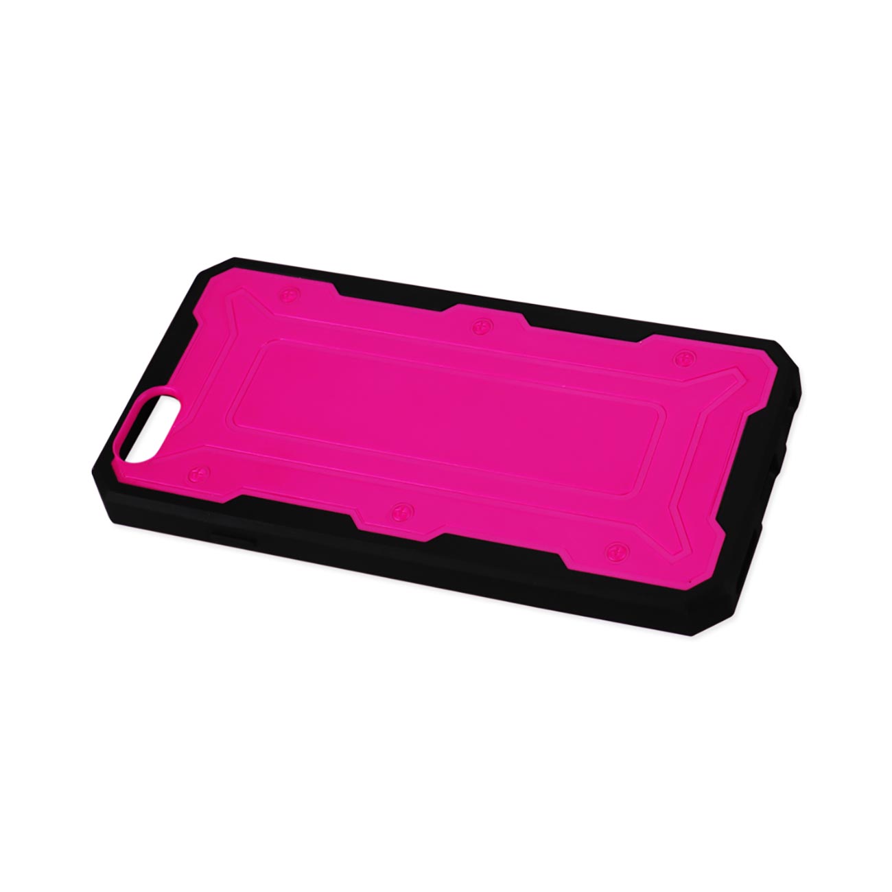 iPhone 6 Dual Color Transformer Case In Hot Pink Black