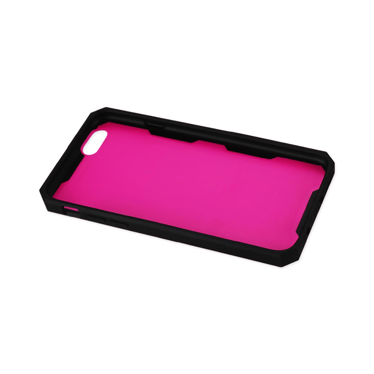 iPhone 6 Dual Color Transformer Case In Hot Pink Black