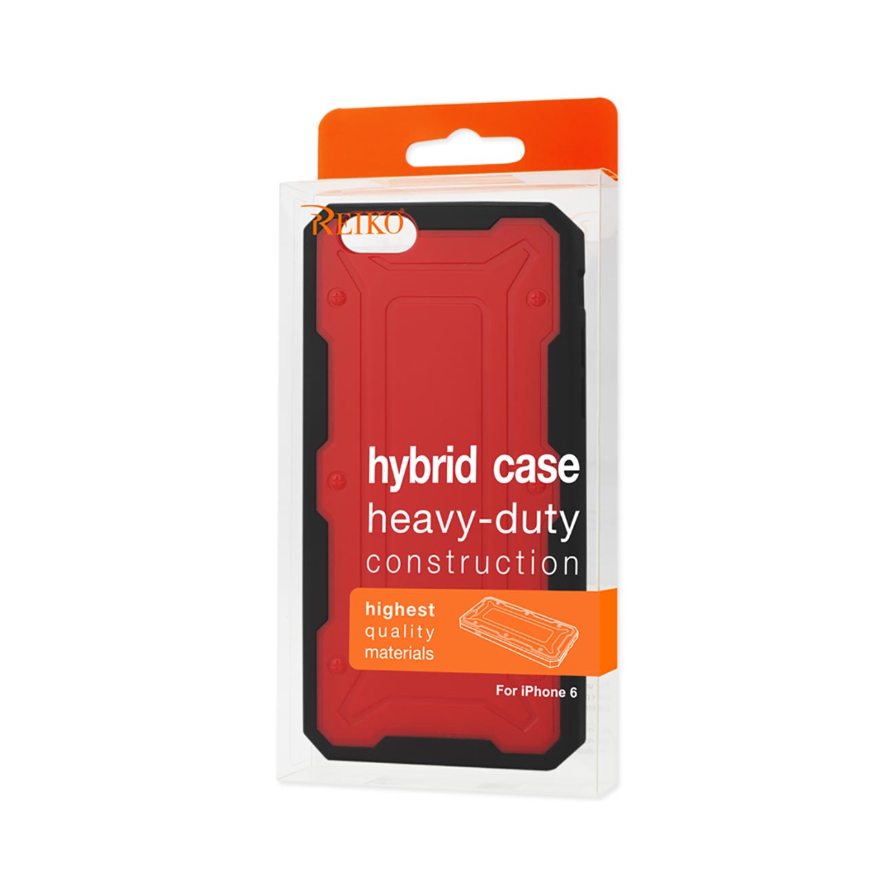 Case Dual Color Transformer iPhone 6 Red Black Color
