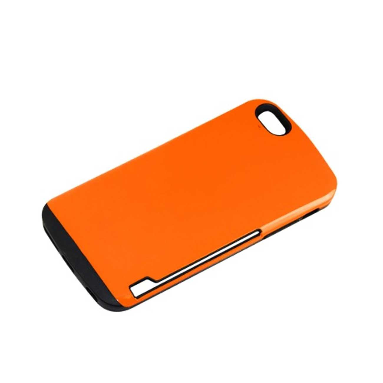 Case Candy Shield With Card Holder iPhone 6 Plus Orange Color