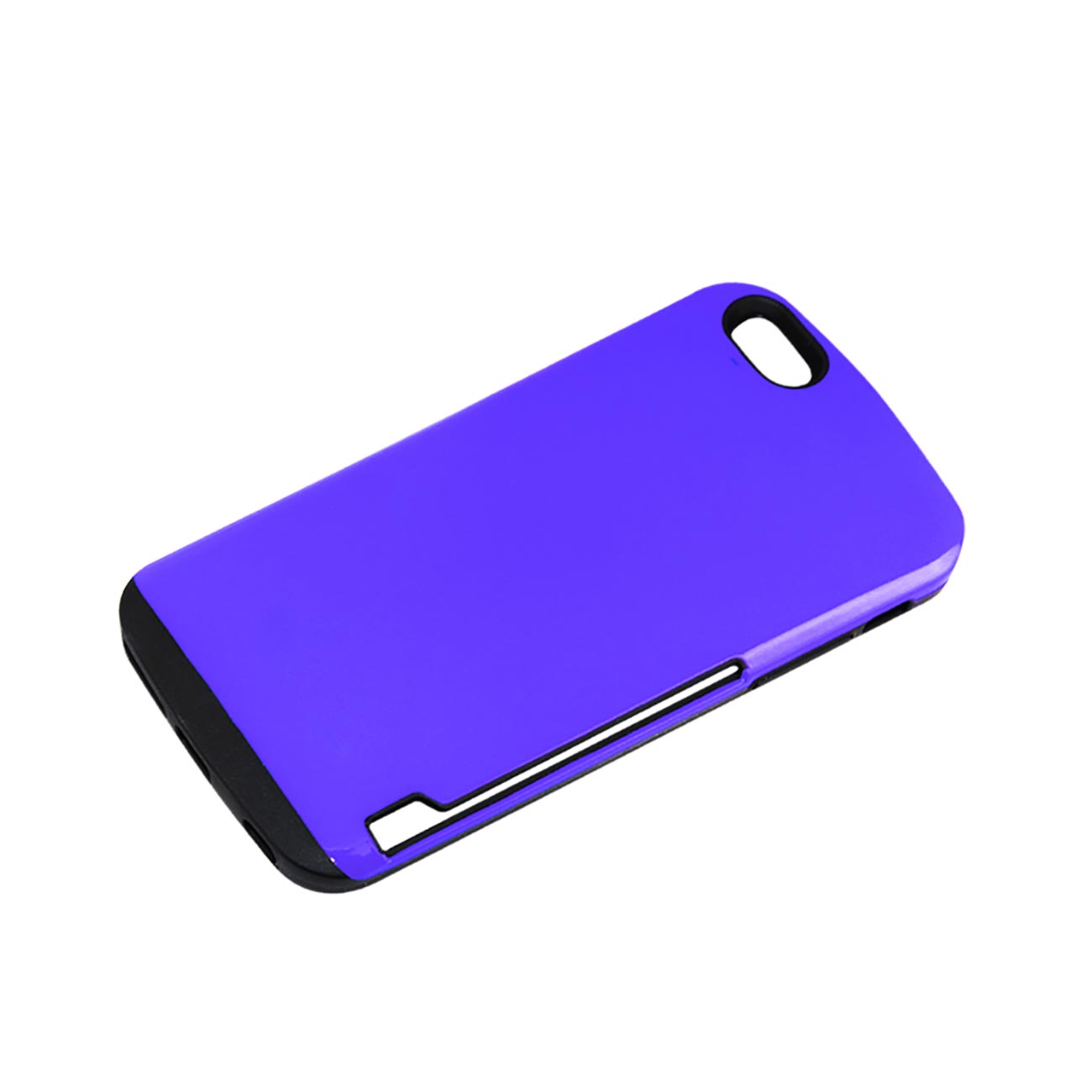 Case Candy Shield With Card Holder iPhone 6 Plus Purple Color