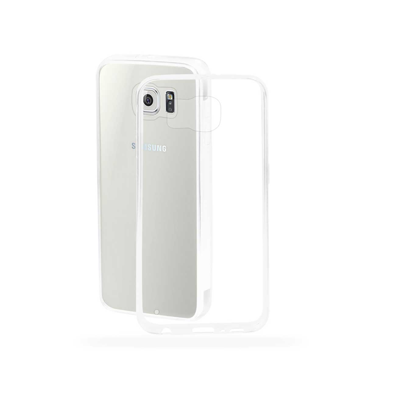 Samsung Galaxy S6 Clear Back Frame Bumper Case In Clear