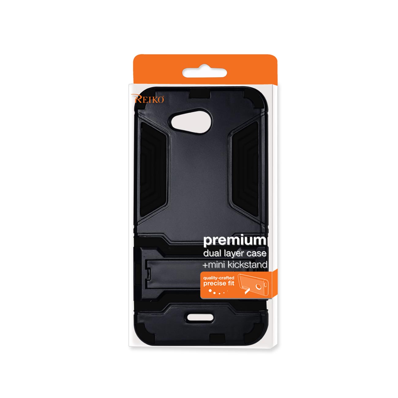 Kyocera Hydro Wave Hybrid Metallic Case With Kickstand In Black Navy