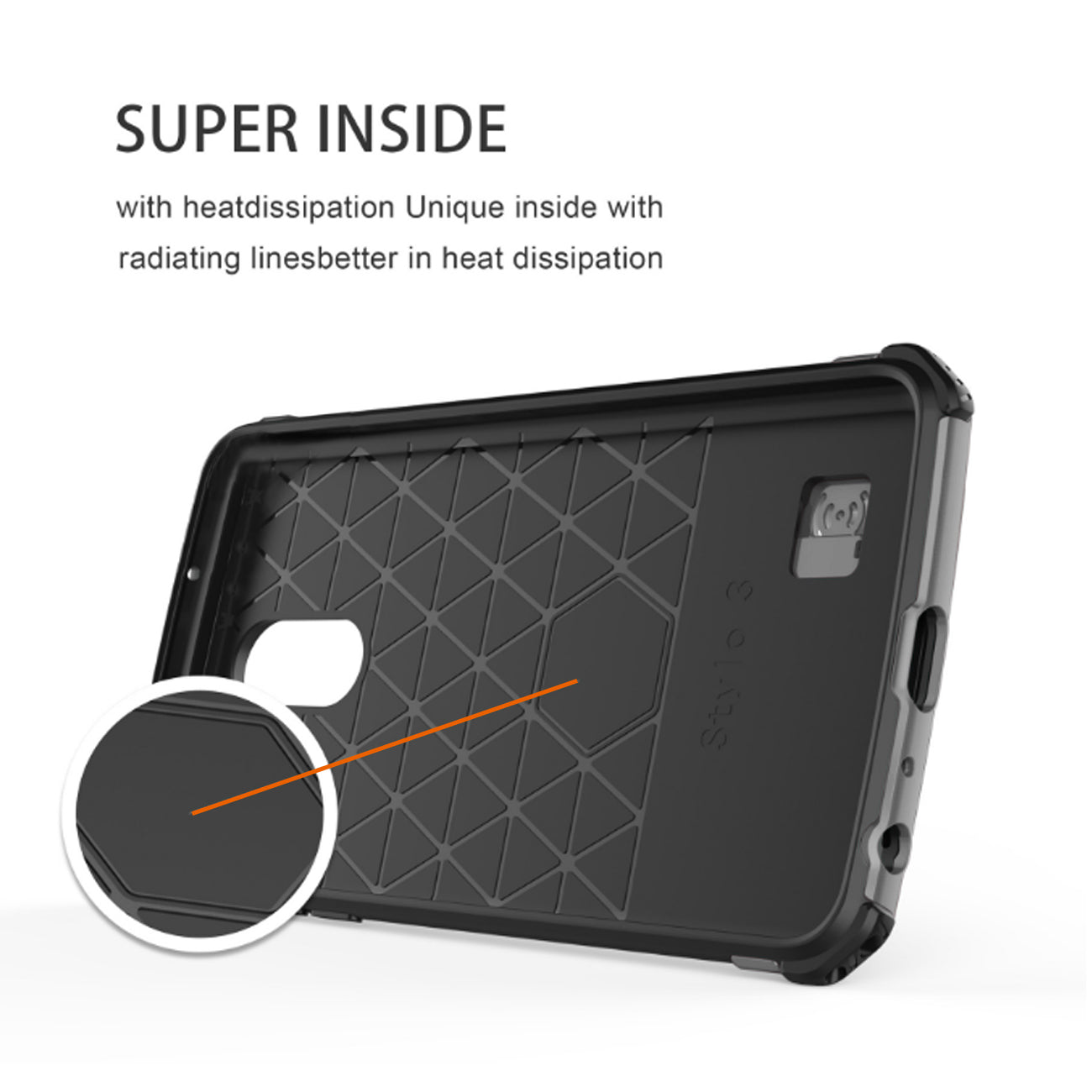LG STYLO 4 Case With Kickstand In Gray