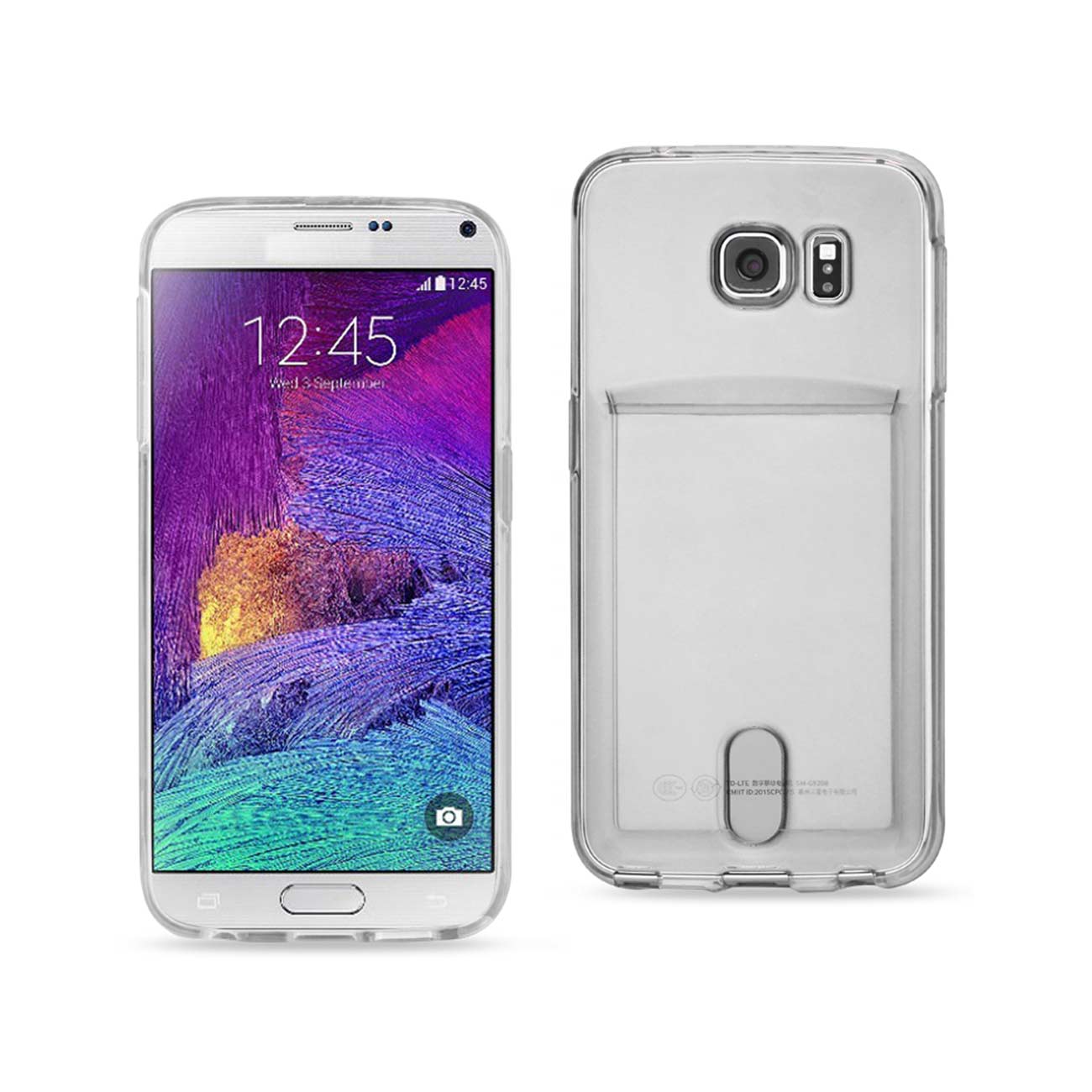 Samsung Galaxy Note 5Reiko Semi Clear Case With Card Holder In Clear
