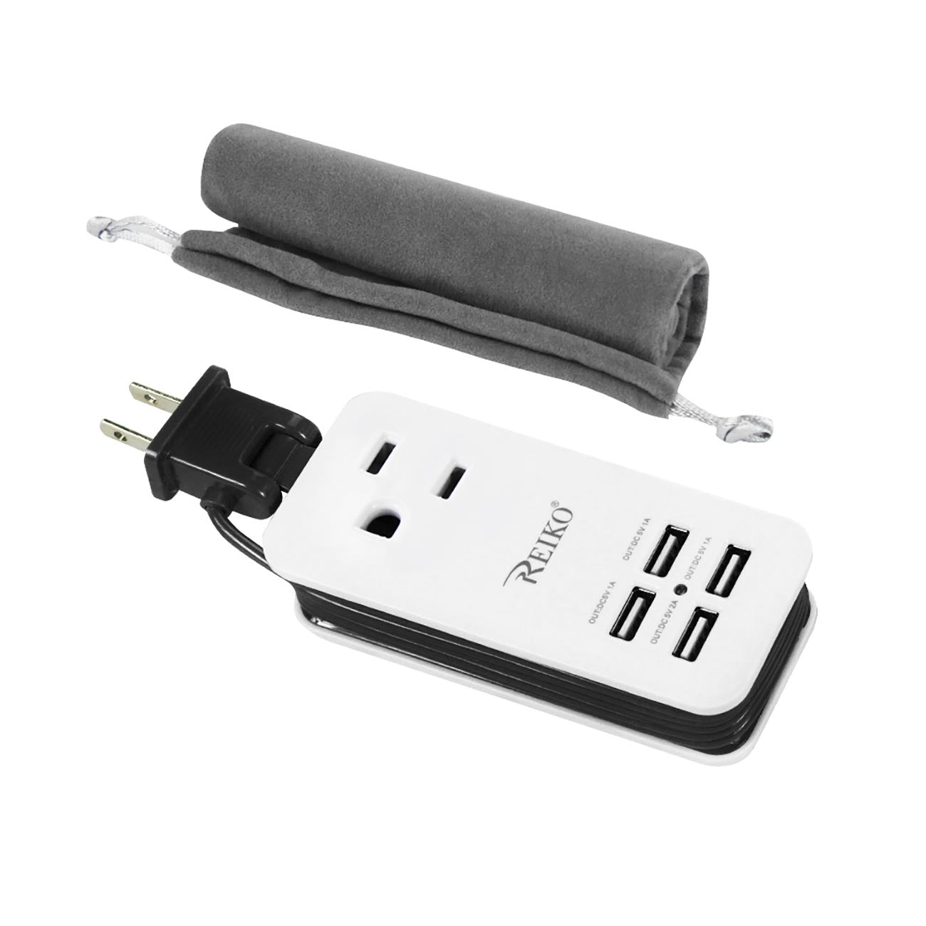 Wall Charging Station Home 4 USB 4.1Amp Black Color