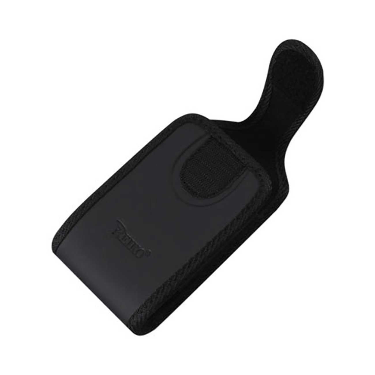 Vertical Pouch/Phone Holster With 360 Rotating Belt Clip And Rugged Edges In Black